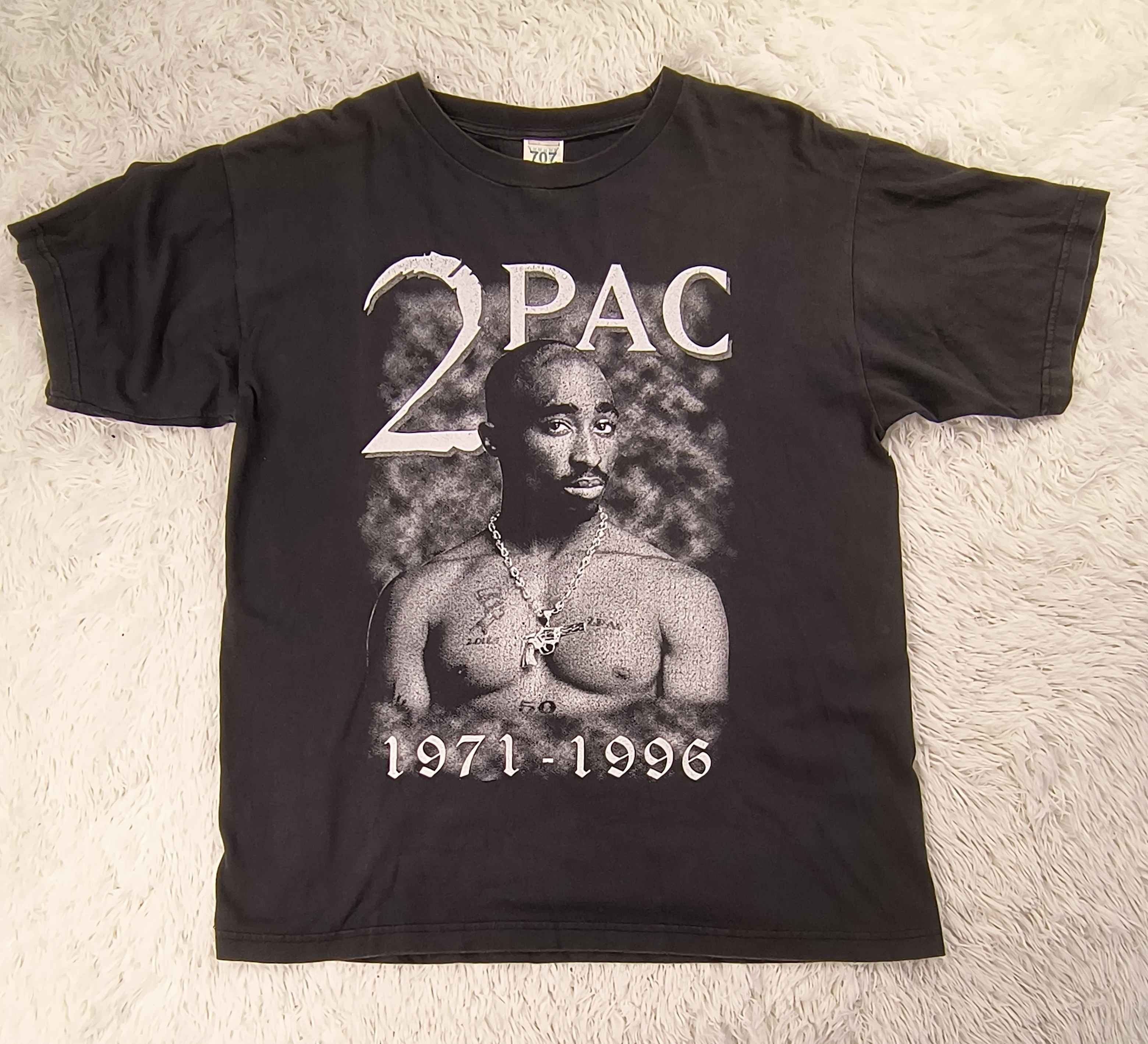 Rap Tees Vintage Y2K 2pac 1971 - 1996 tee Size US L / EU 52-54 / 3 - 2 Thumbnail