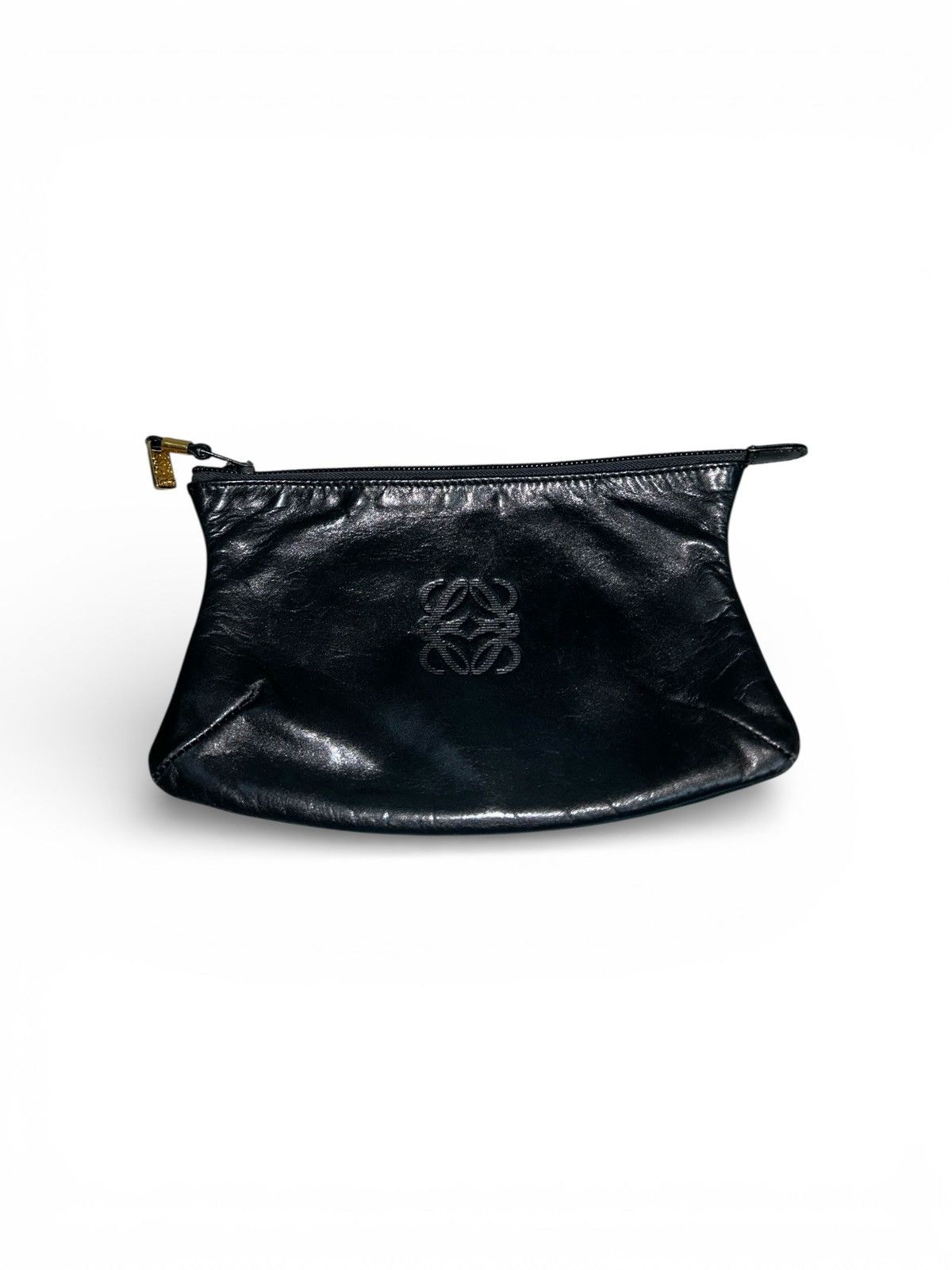 Loewe 90s Heritage Black Nappa Anagram Leather Pouch/Clutch Size ONE SIZE - 4 Thumbnail