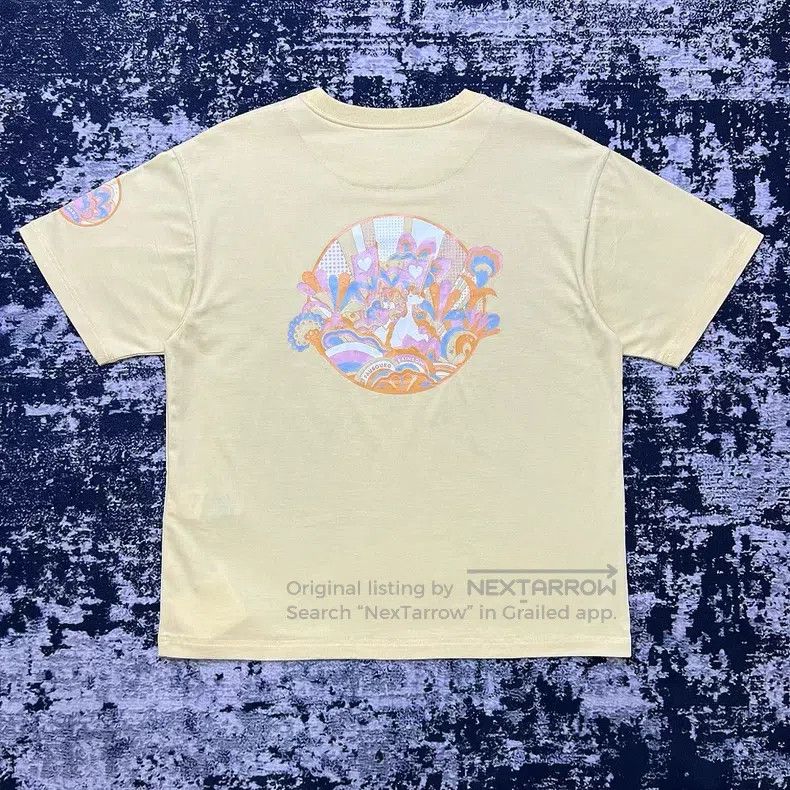 Hermes Hermes Rainbow pony yellow short-sleeve T-shirt, silk knit Size XS / US 0-2 / IT 36-38 - 5 Thumbnail