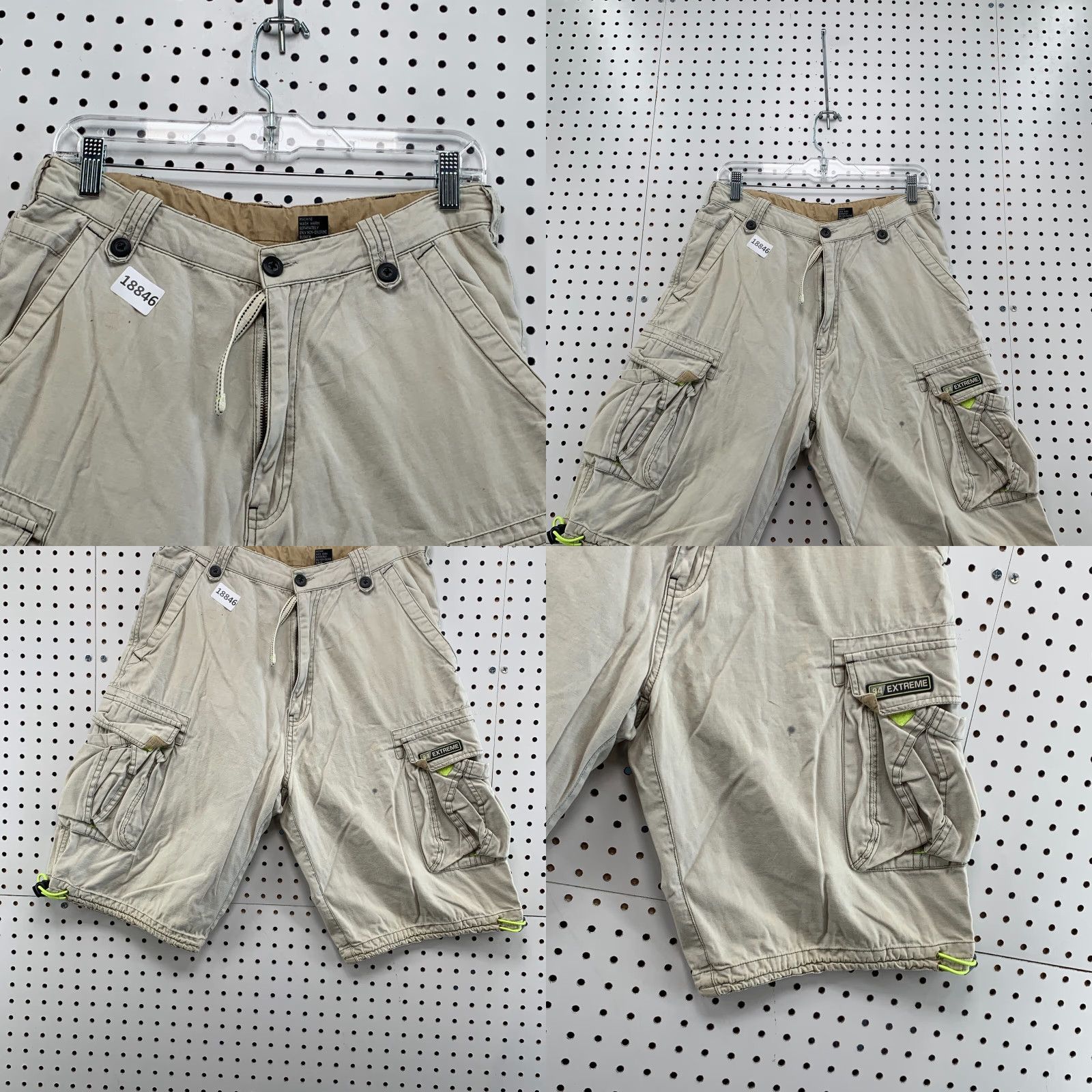 J Brand Emergency Exit Shorts Mens Cargo Beige 30x11 Regular Outdoor Size US 30 / EU 46 - 8 Thumbnail