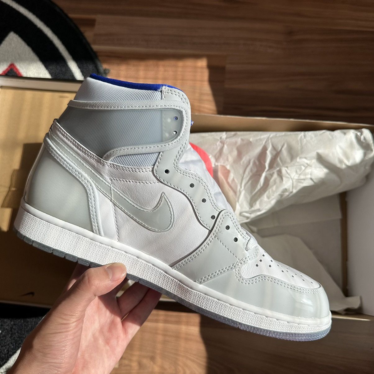 Jordan Brand Jordan 1 Zoom High Racer Blue Size US 10.5 / EU 43-44 - 2 Thumbnail