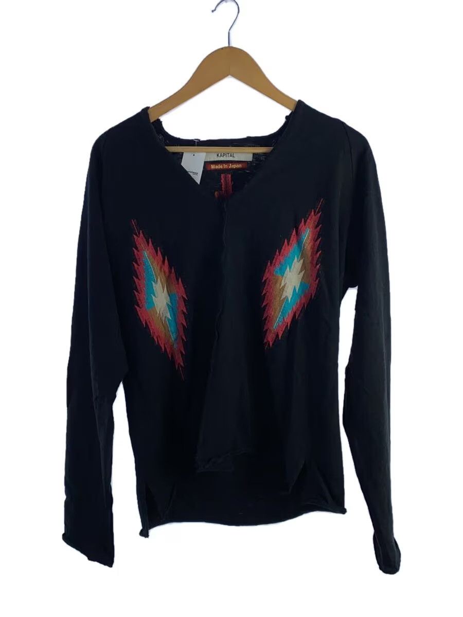 Kapital Ortega Stitch Long Sleeve Tee Size US L / EU 52-54 / 3 - 1 Thumbnail