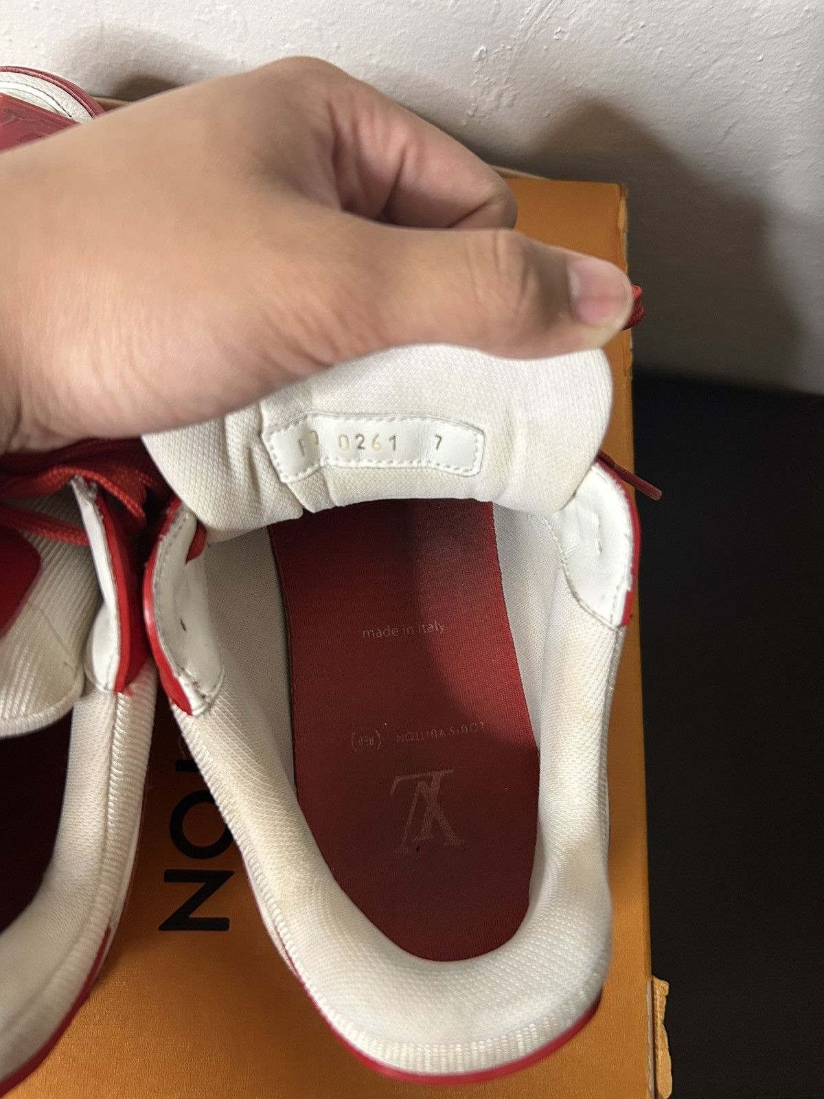Louis Vuitton Louis Vuitton Red Trainers Size US 8.5 / EU 41-42 - 7 Thumbnail