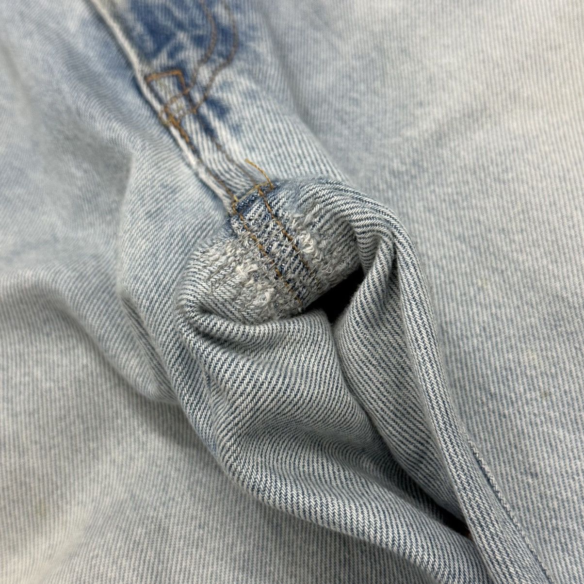 Levi's Levis 551 Big E Hemp Repaired Denim Pants Size US 35 - 9 Thumbnail