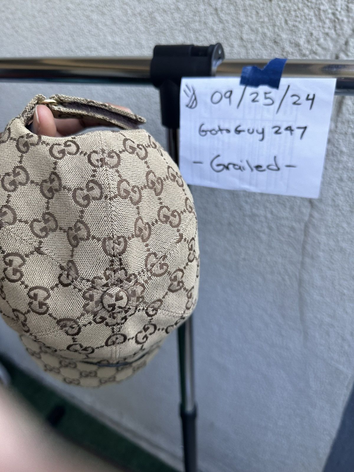 Gucci **Gucci Monogram GG Canvas Hat** Size 38 - 2 Thumbnail