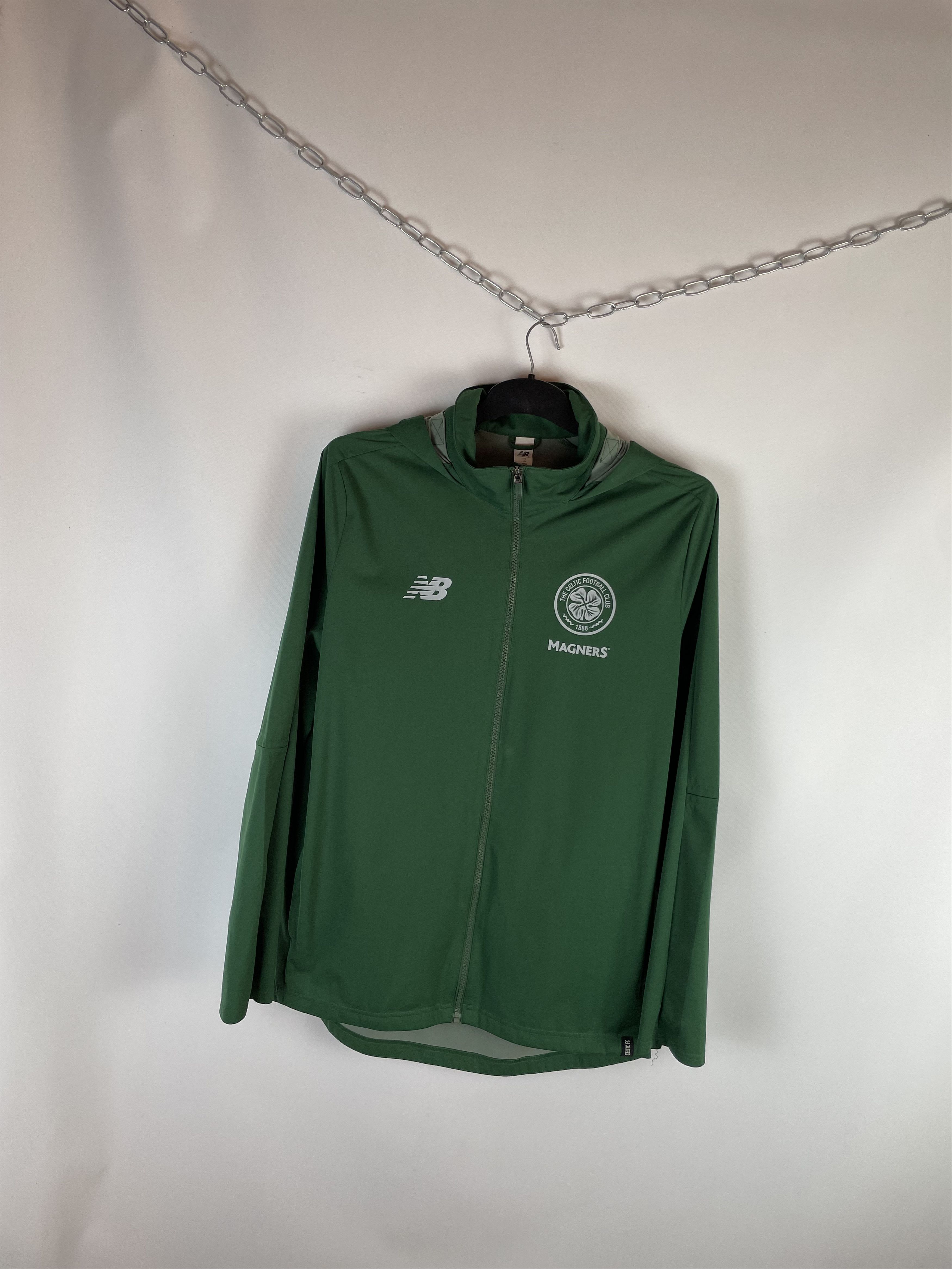 New Balance New Balanc Celtic Track Top Training Jacket Football Soccer Size US L / EU 52-54 / 3 - 2 Thumbnail