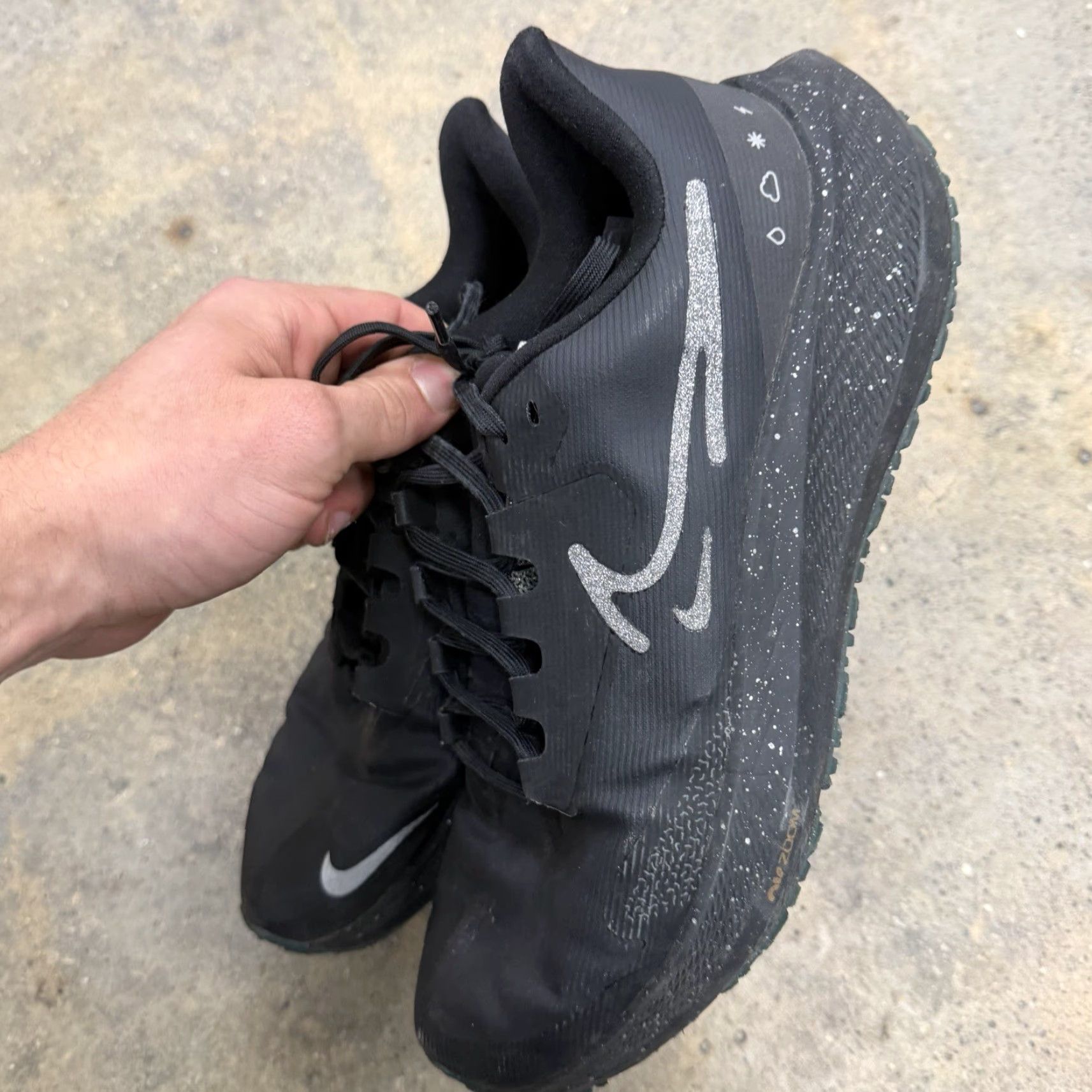 Nike Nike Air Zoom Pegasus Shield Womens 9 Sneakers Black FB1862-001 Size US 7 / IT 37 - 7 Thumbnail