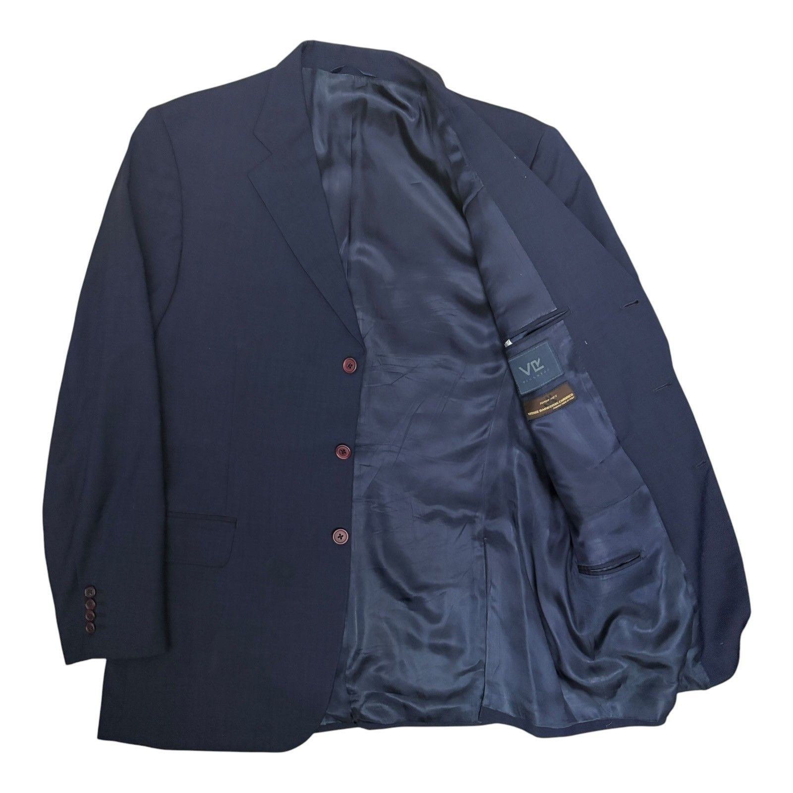 Vitale Barberis Canonico $700 VITALE BARBERIS CANONICO Blazer Sport Jacket Business Size 44R - 2 Thumbnail