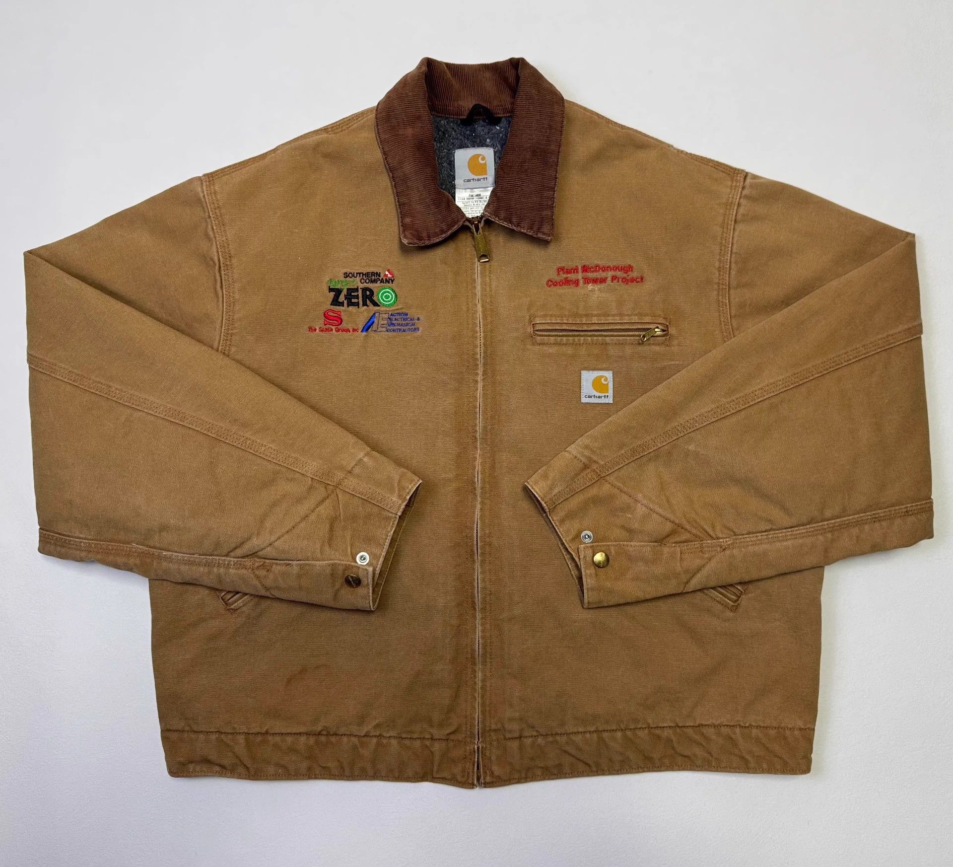 Carhartt Vintage Carhartt J01 Brown XL 06 USA Size US XL / EU 56 / 4 - 1 Thumbnail