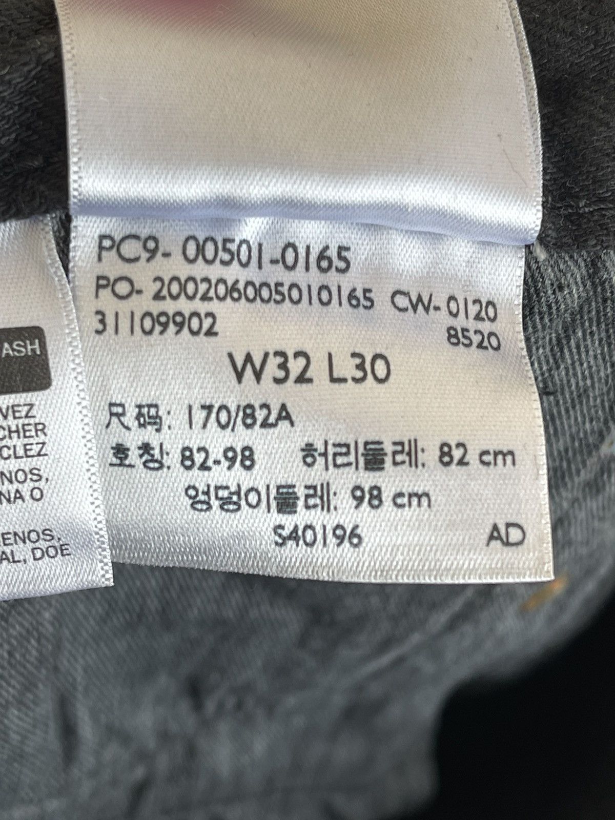 Levi's Premium 501 Straight Leg Regular Fit 5 Pocket Denim Jeans Size US 32 / EU 48 - 19 Thumbnail
