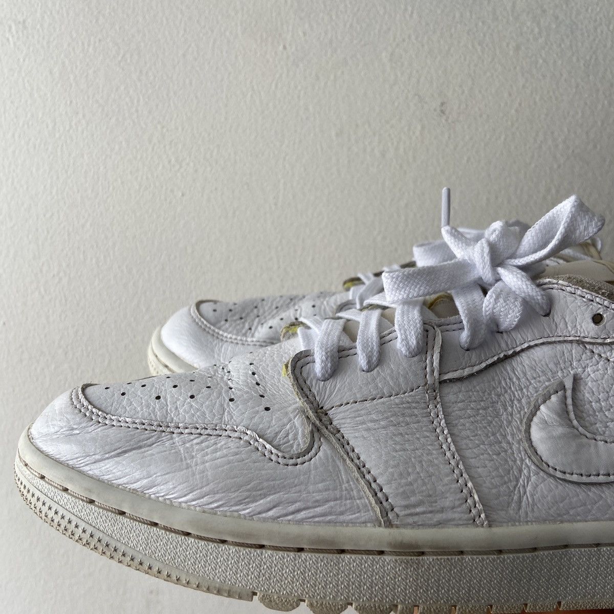 Jordan Brand Jordan 1 Retro Low Golf Triple White Size US 11.5 / EU 44-45 - 12 Thumbnail