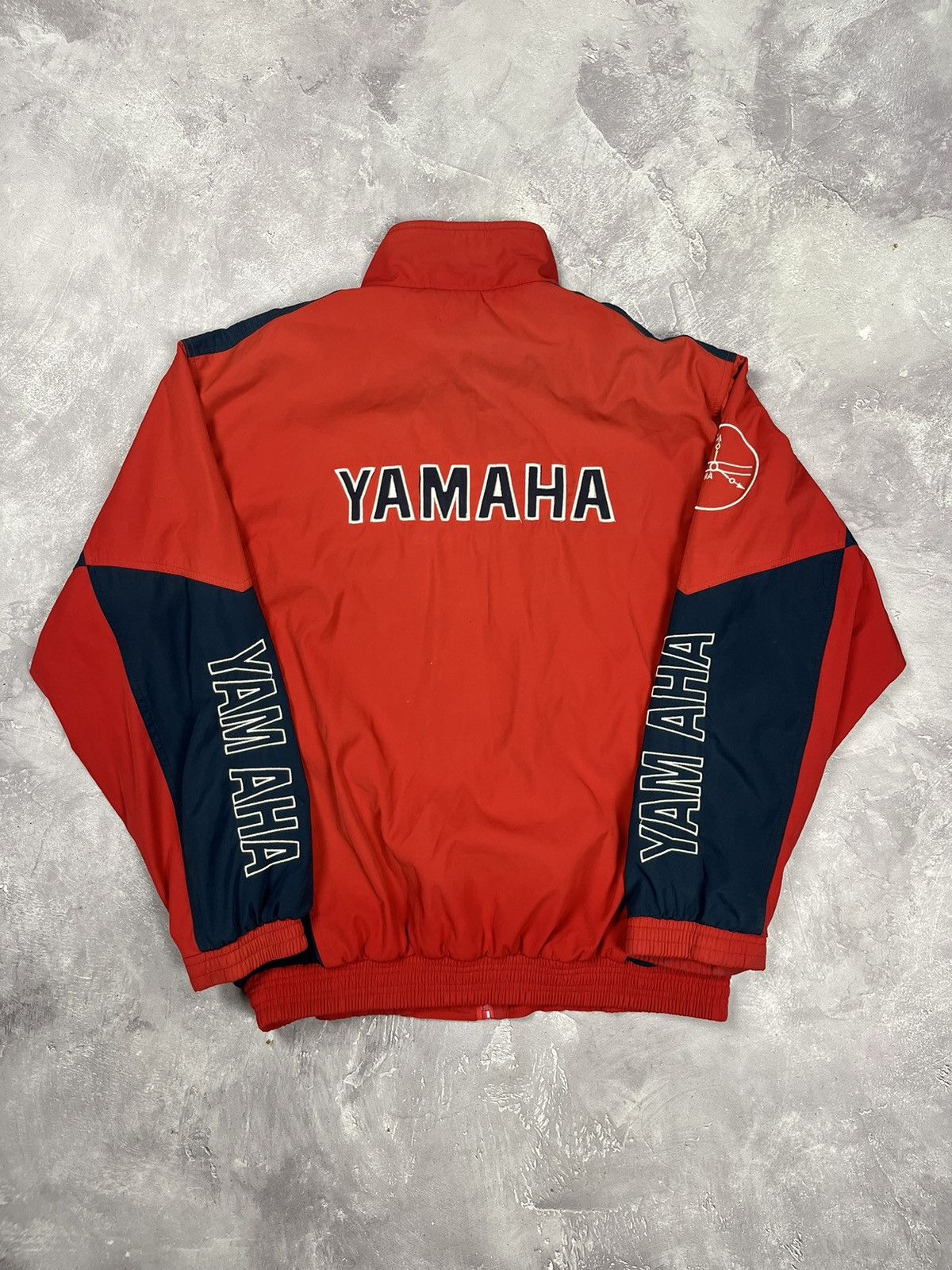 Yamaha Vintage Yamaha Bridgestone Racing Jacket Red Big Logo Size US XXL / EU 58 / 5 - 2 Thumbnail
