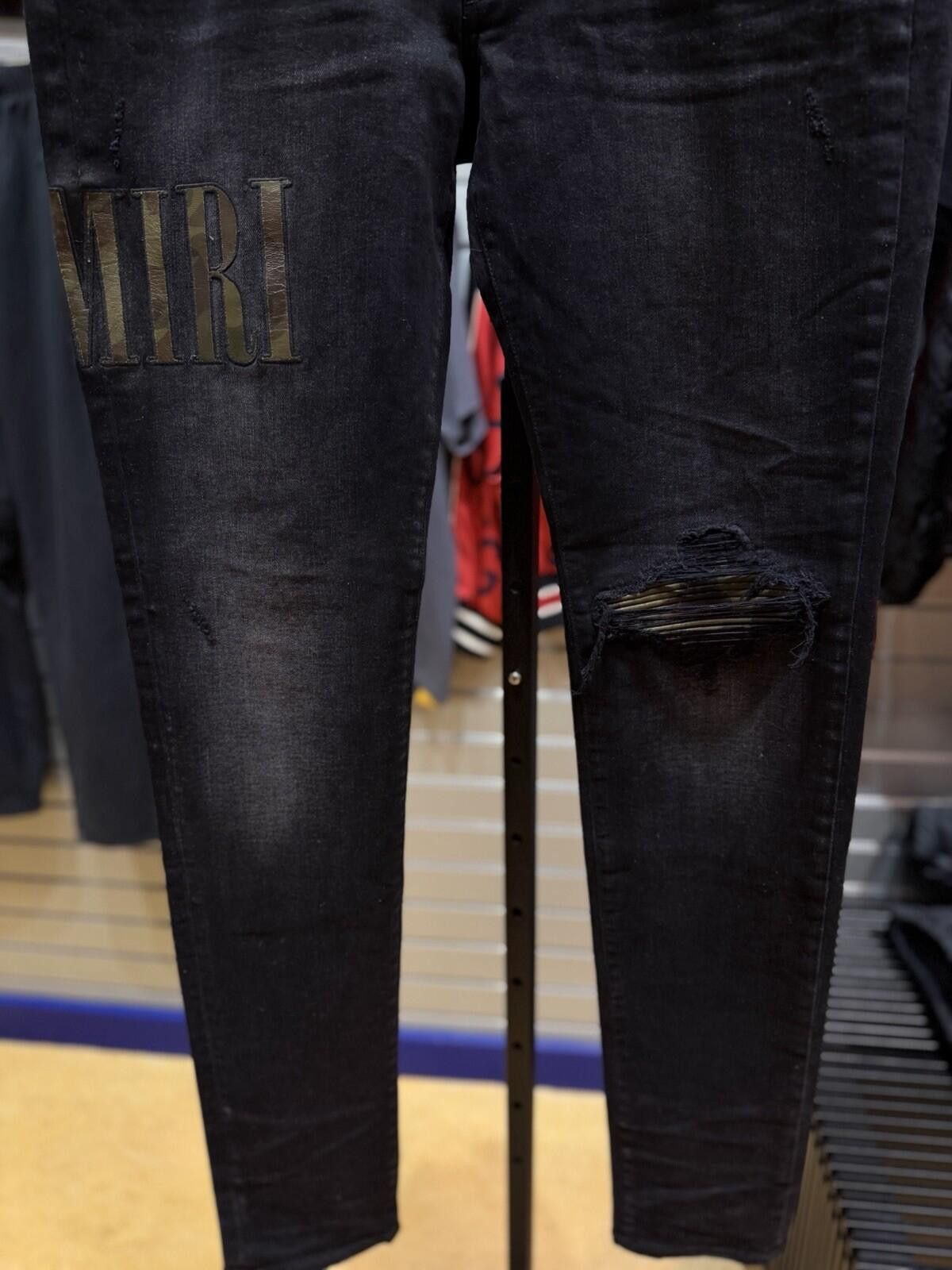 Amiri Size 36 - Amiri Black Green Jeans 100% Authentic Size US 36 / EU 52 - 2 Thumbnail