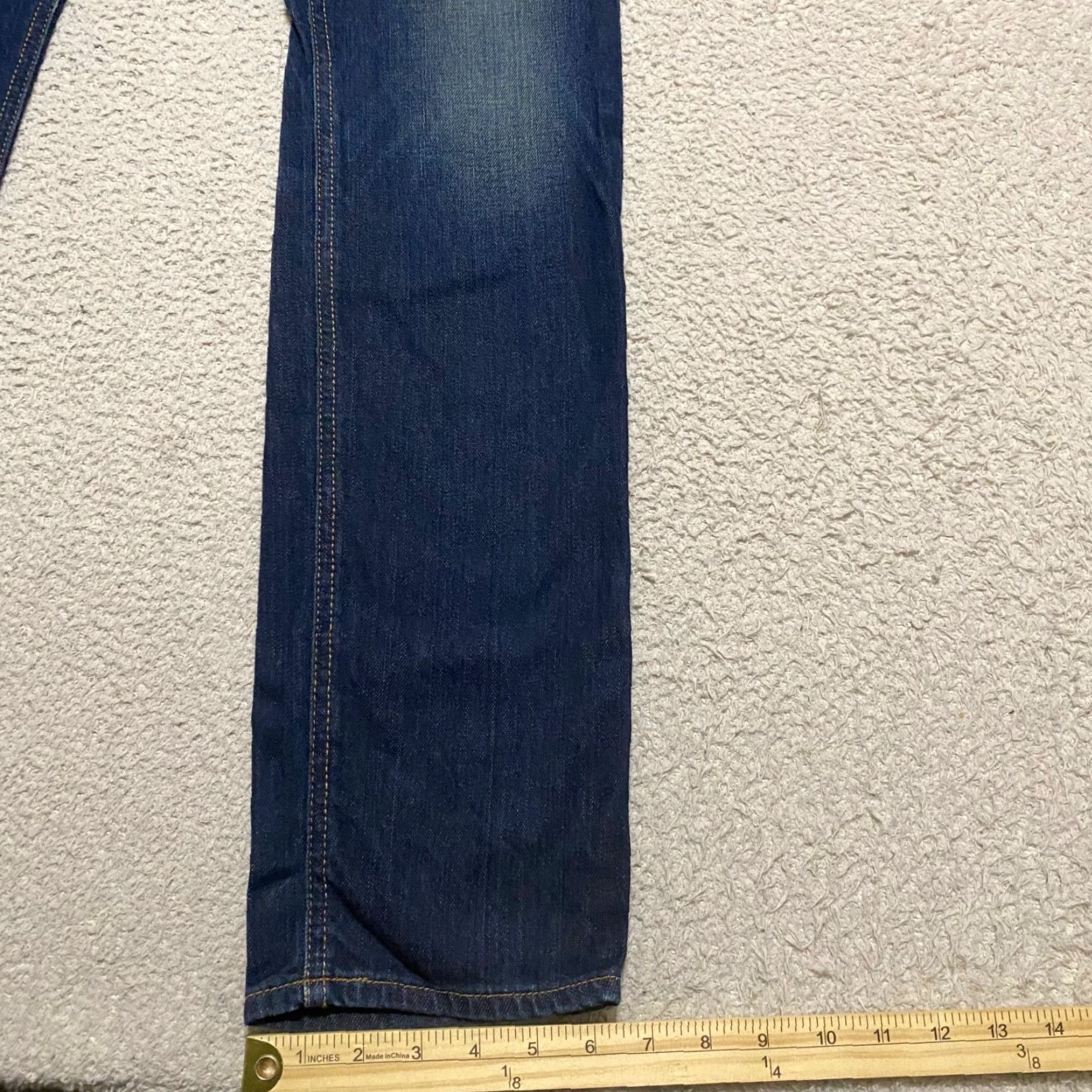 Vintage Bullhead Jeans Mens 34x34 Skinny Denim Dark Wash Blue 5-Pocket Regular COTTON SPANDEX Size US 34 / EU 50 - 5 Thumbnail