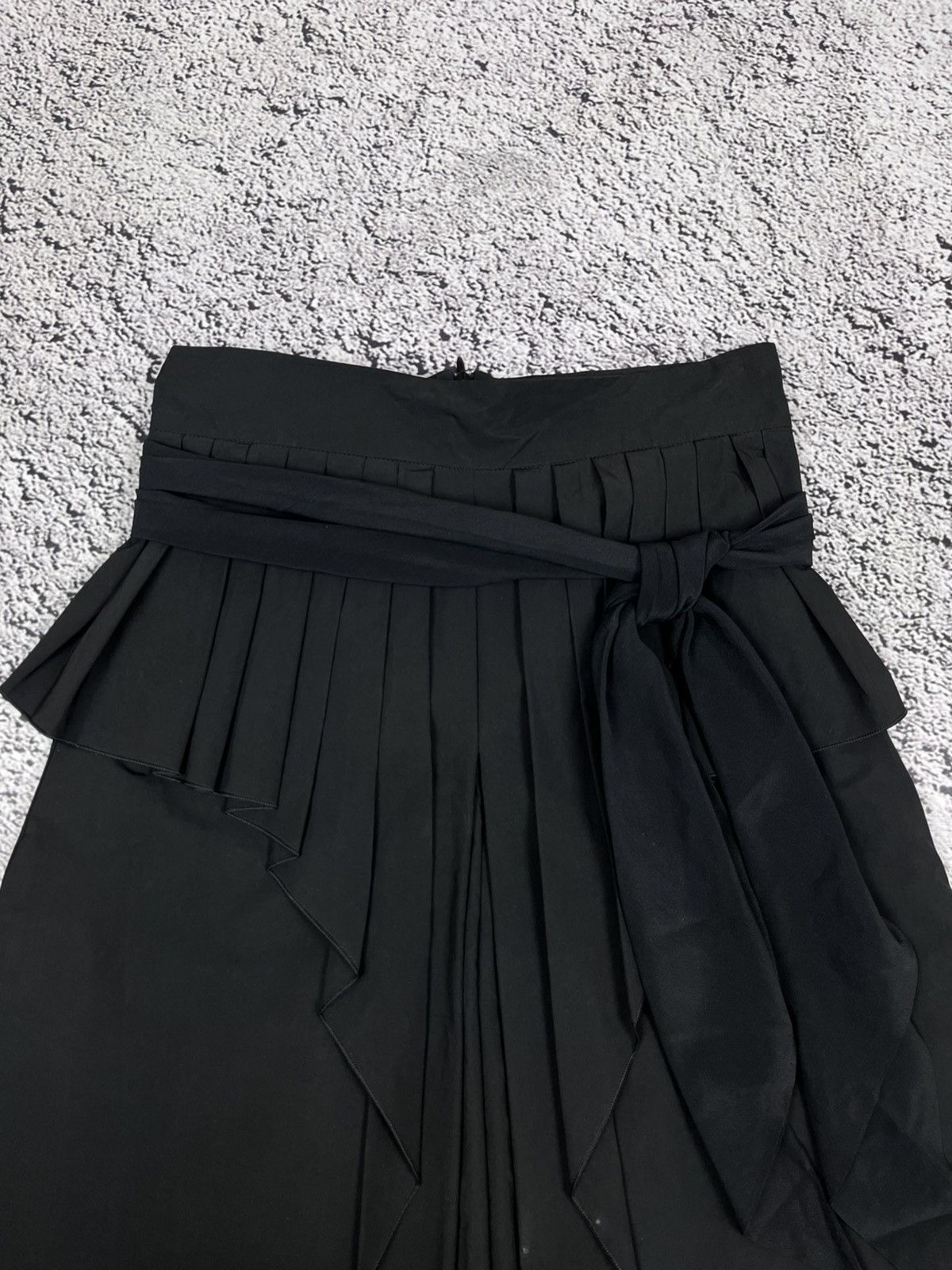Sportmax Vintage Spotmax Max Mara pleated asymmetric belted skirt Size XS / US 0-2 / IT 36-38 - 5 Thumbnail