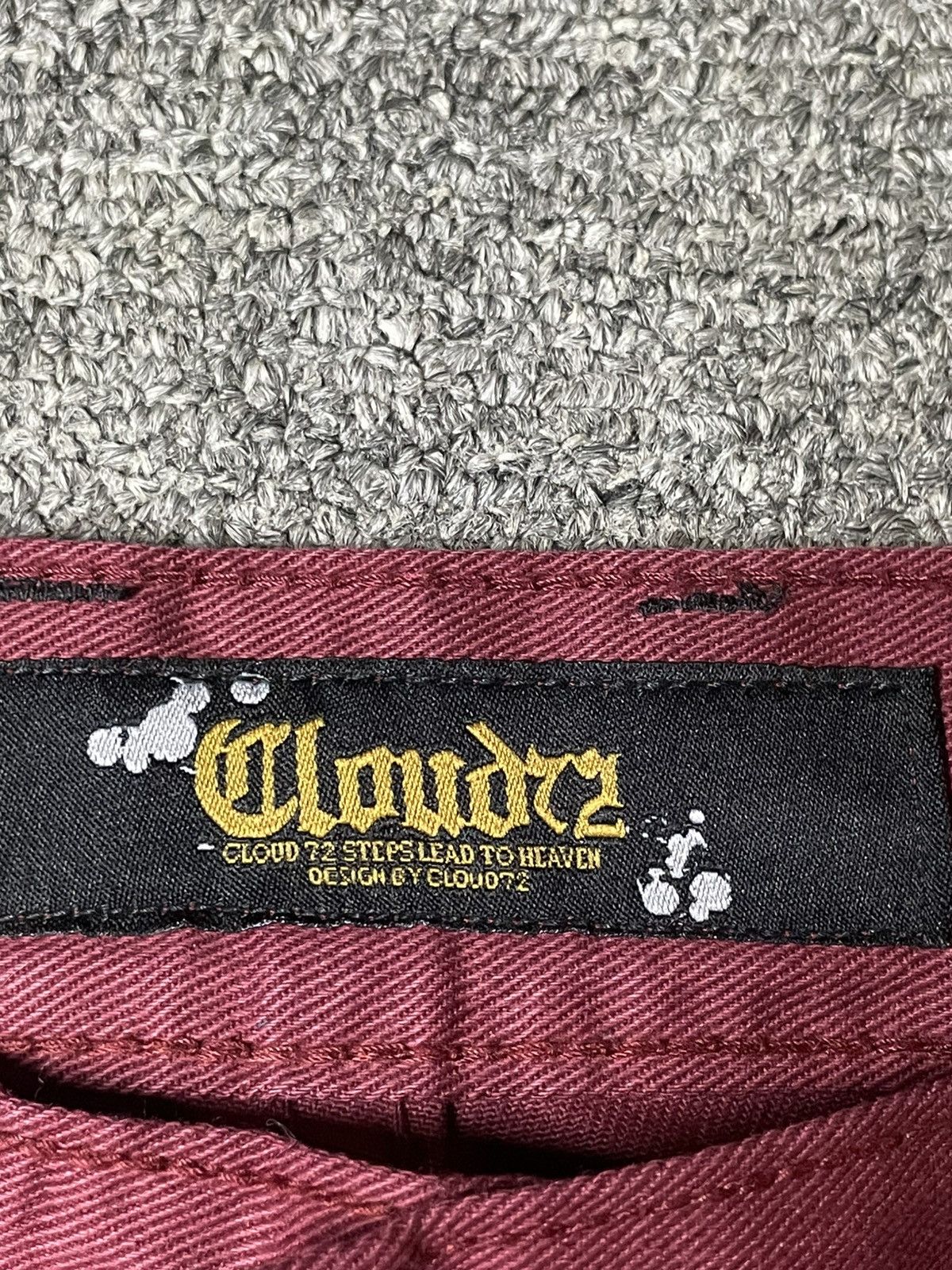 Japanese Brand × Vintage Vintage CLOUD72 Denim Embroidered Jeans (92) Size US 35 - 14 Thumbnail