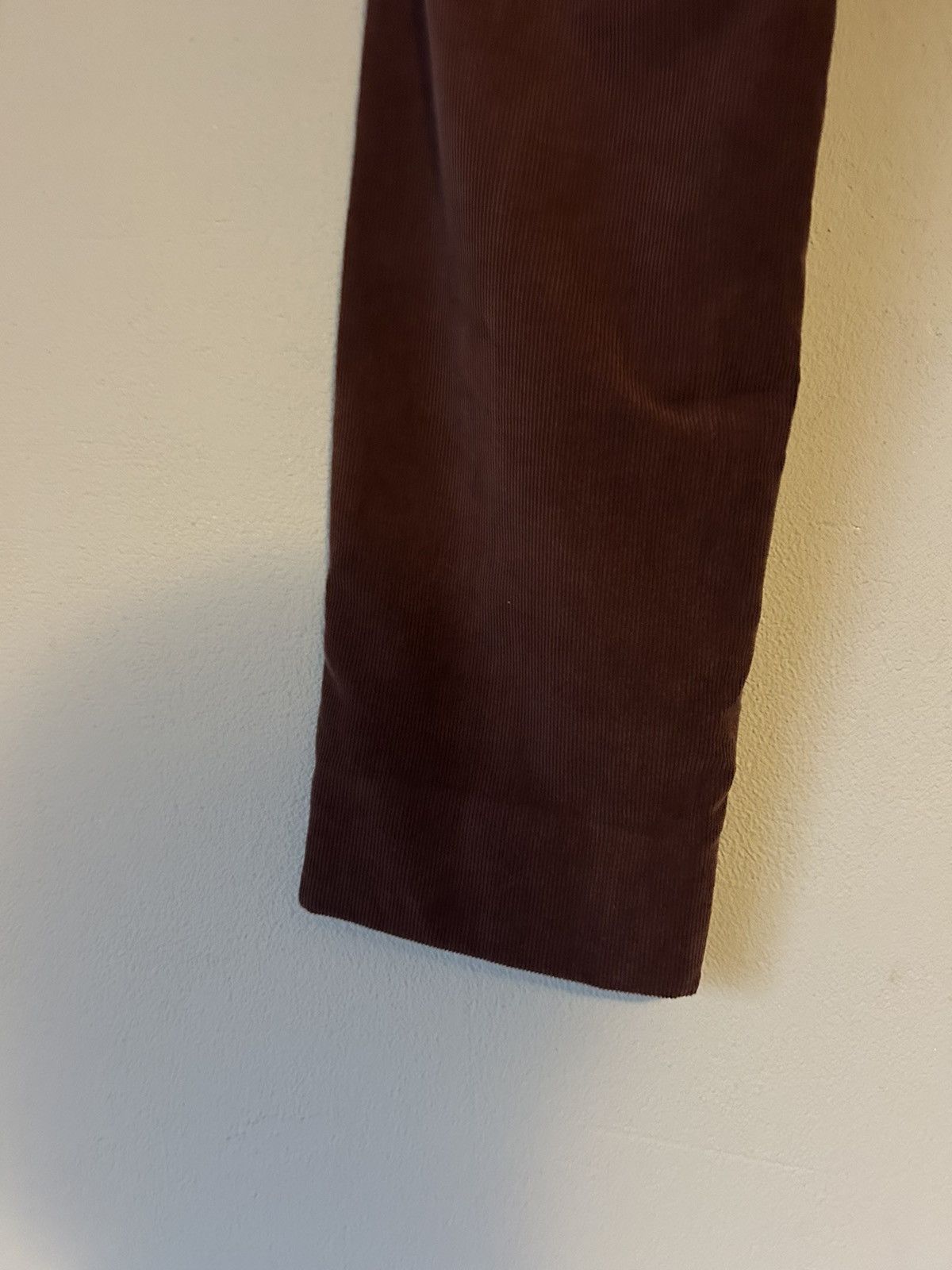 Brunello Cucinelli Brunello Cucinelli Burgundy Corduroy Trousers - Size 52 Size US 36 / EU 52 - 12 Thumbnail