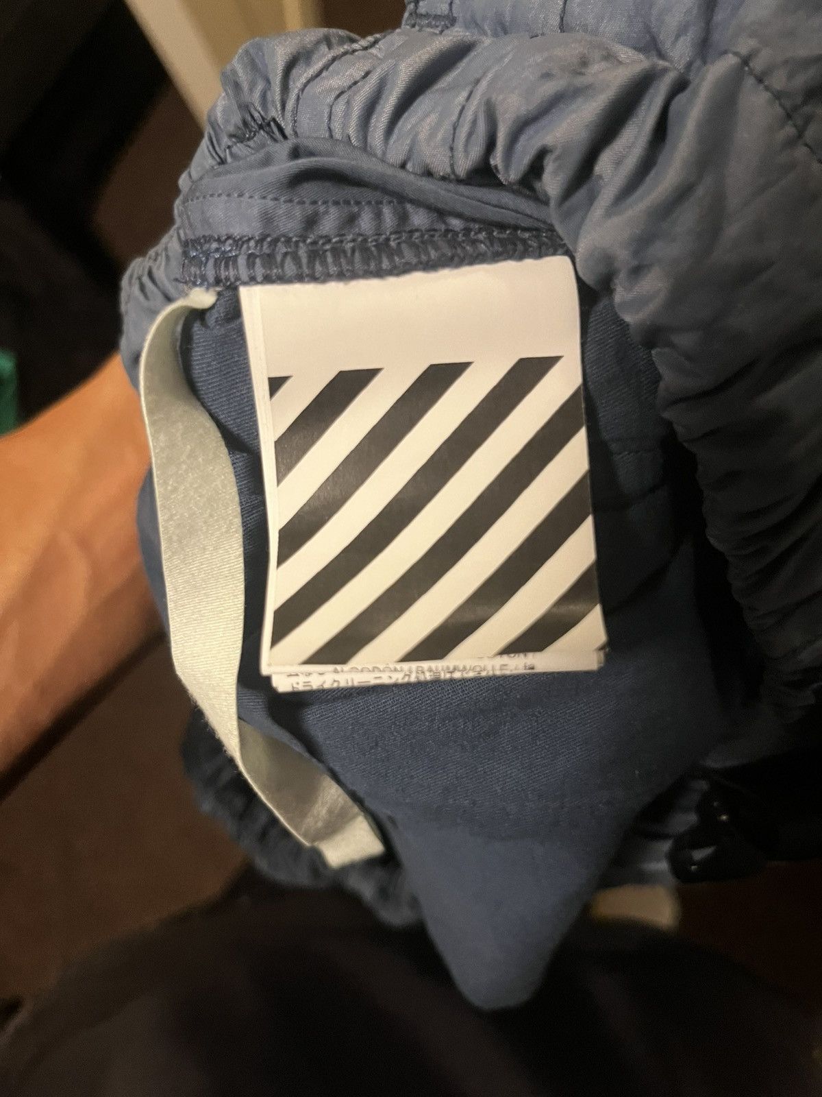 Off-White Off-White Parachute Cargo Pants Blue/White 18/19 Collection Size US 29 - 5 Thumbnail