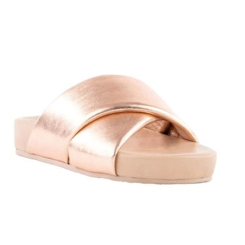Seychelles Seychelles Heartfelt Metallic Slide Sandal Sz 6 NWT $109 MSP Size US 6 / IT 36 - 1 Thumbnail