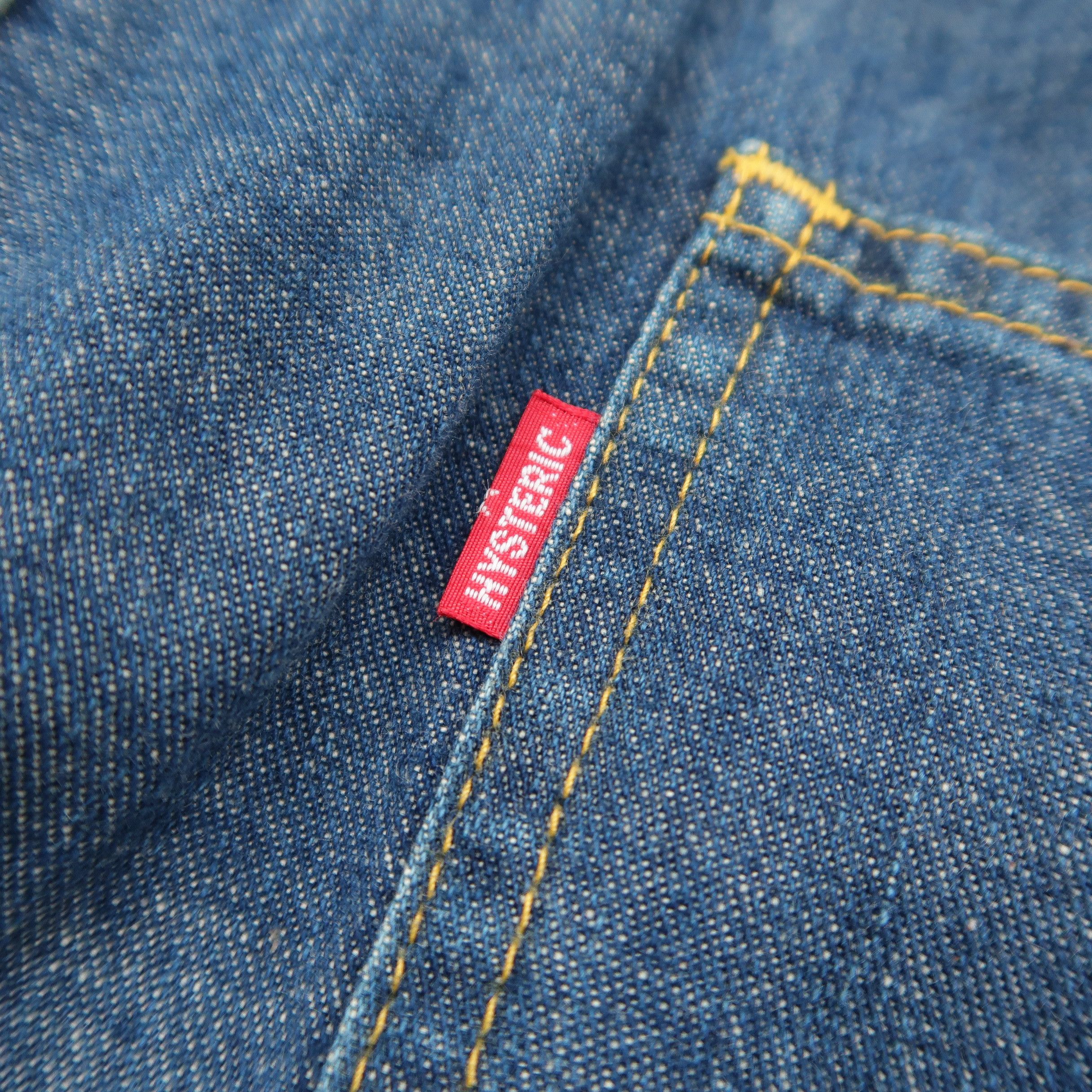 Hysteric Glamour 90s Hysteric Glamour Kinky Hagi Lower Skull Y2K Woman Denim Size US 30 / EU 46 - 14 Thumbnail