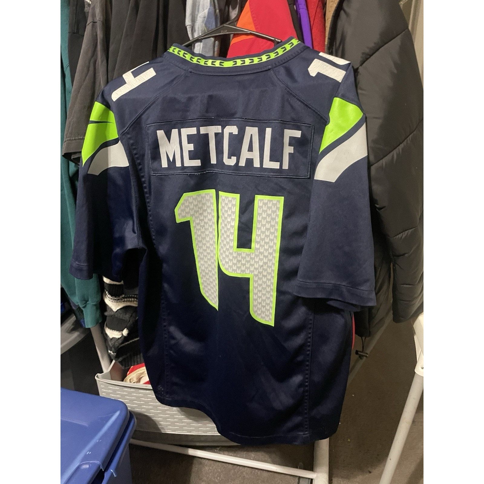 Nike Size Medium-Nike DK Metcalf Seattle Seahawks On Field Jersey Size US M / EU 48-50 / 2 - 2 Thumbnail