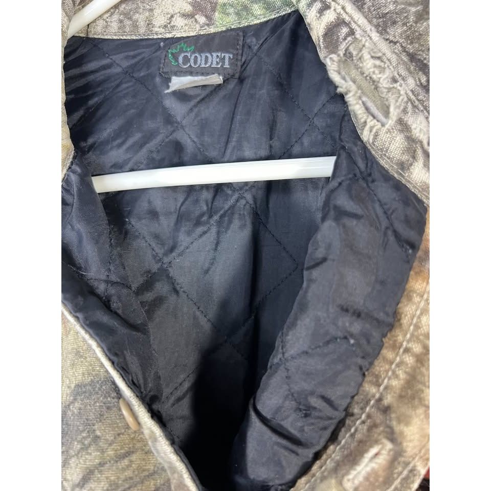 Other Vintage Codet Camo Realtree Quilted Flannel Button up Jacket Size US L / EU 52-54 / 3 - 5 Thumbnail
