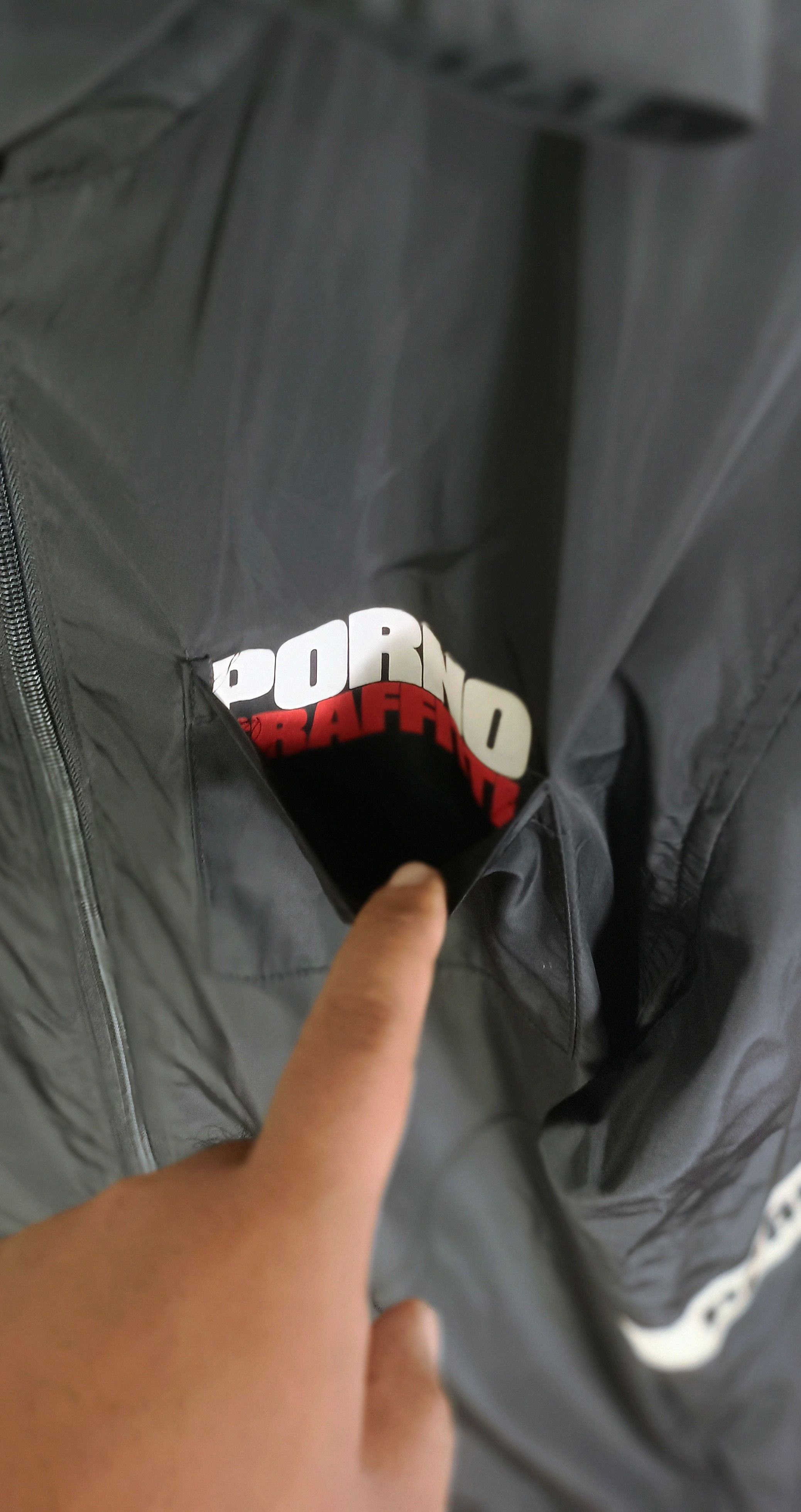 Japanese Brand Porno Graffiti " The Dice Are Cast" Nylon Jacket Size US L / EU 52-54 / 3 - 8 Thumbnail