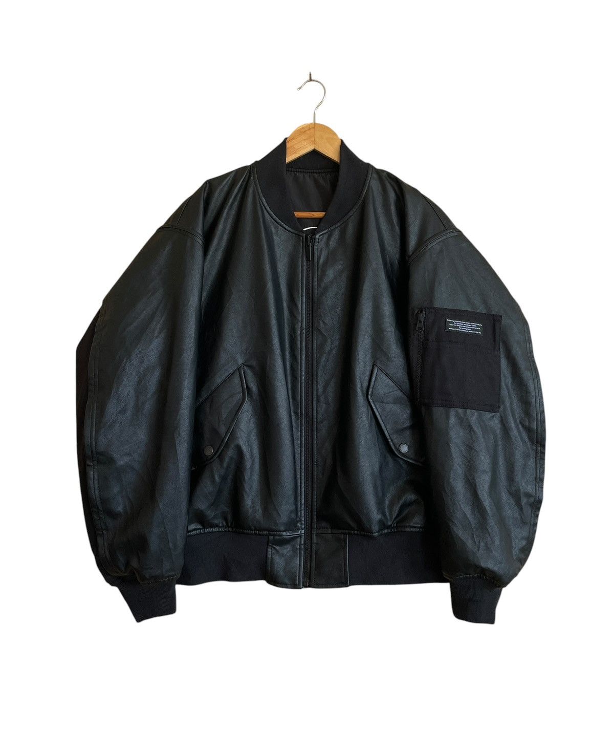 Undercover Undercover 06SS T Archive Band slogan patchwork leather