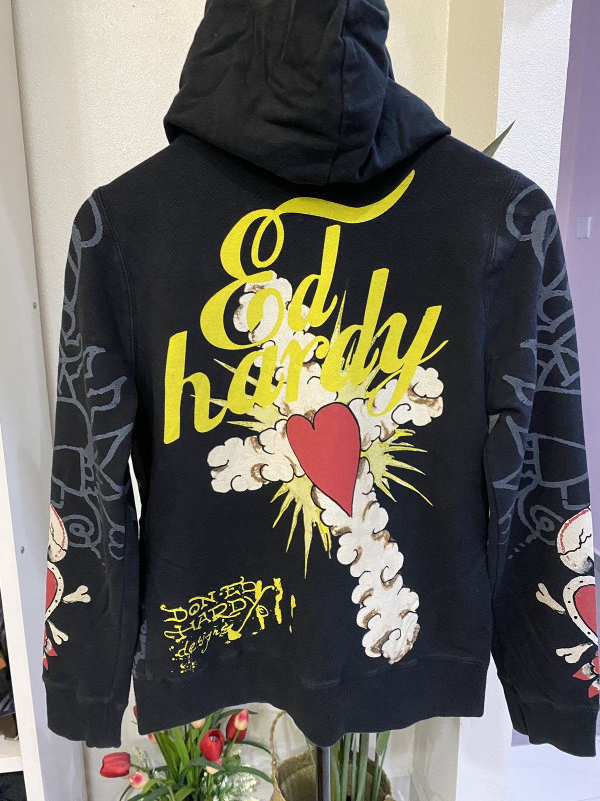 Christian Audigier × Ed Hardy Ed Hardy Zipper Hoodie Size M / US 6-8 / IT 42-44 - 8 Thumbnail