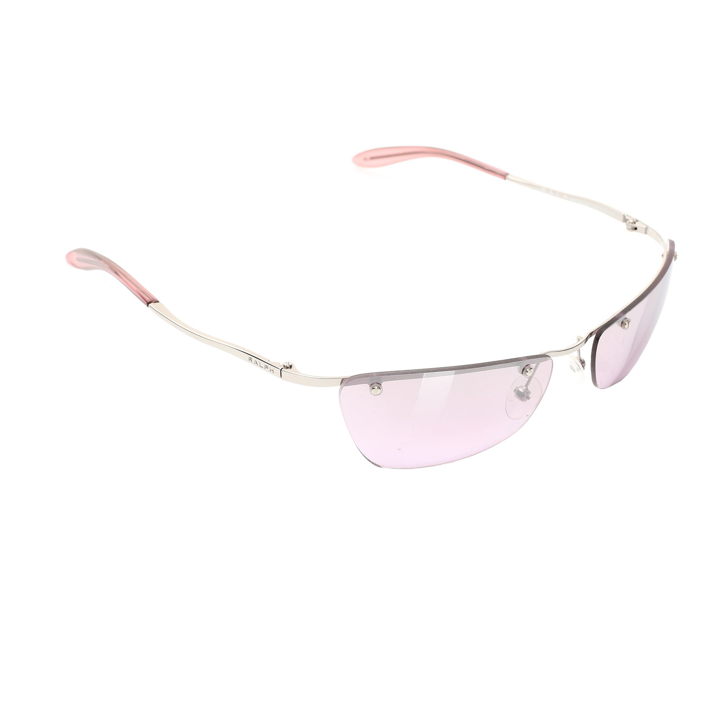 Ralph Lauren Ralph Lauren '90s Pink Rectangular Rimless Sunglasses Size ONE SIZE - 1 Thumbnail