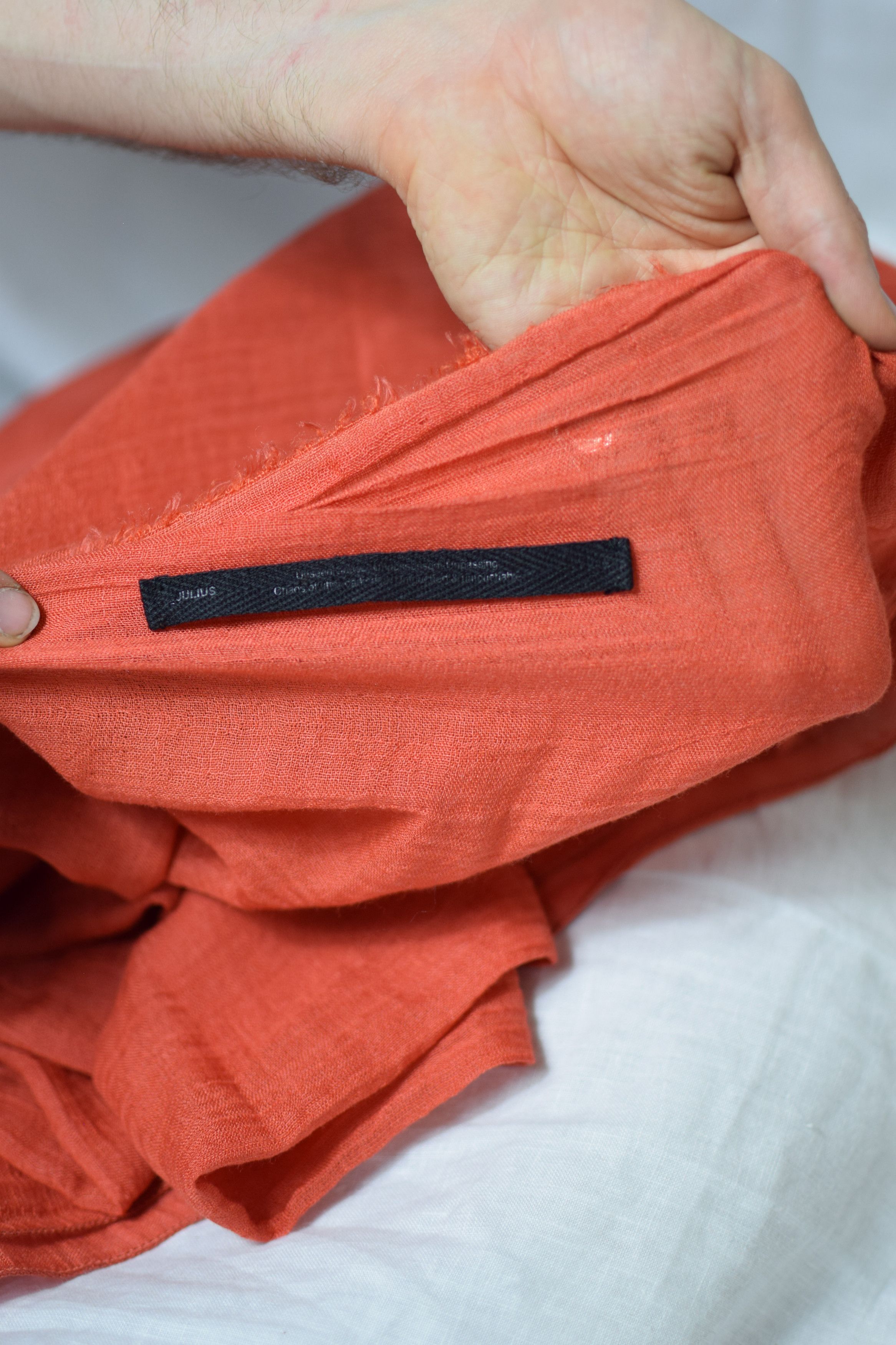 Julius Julius PF19 Orange Scarf - 667STU1 Size ONE SIZE - 4 Thumbnail