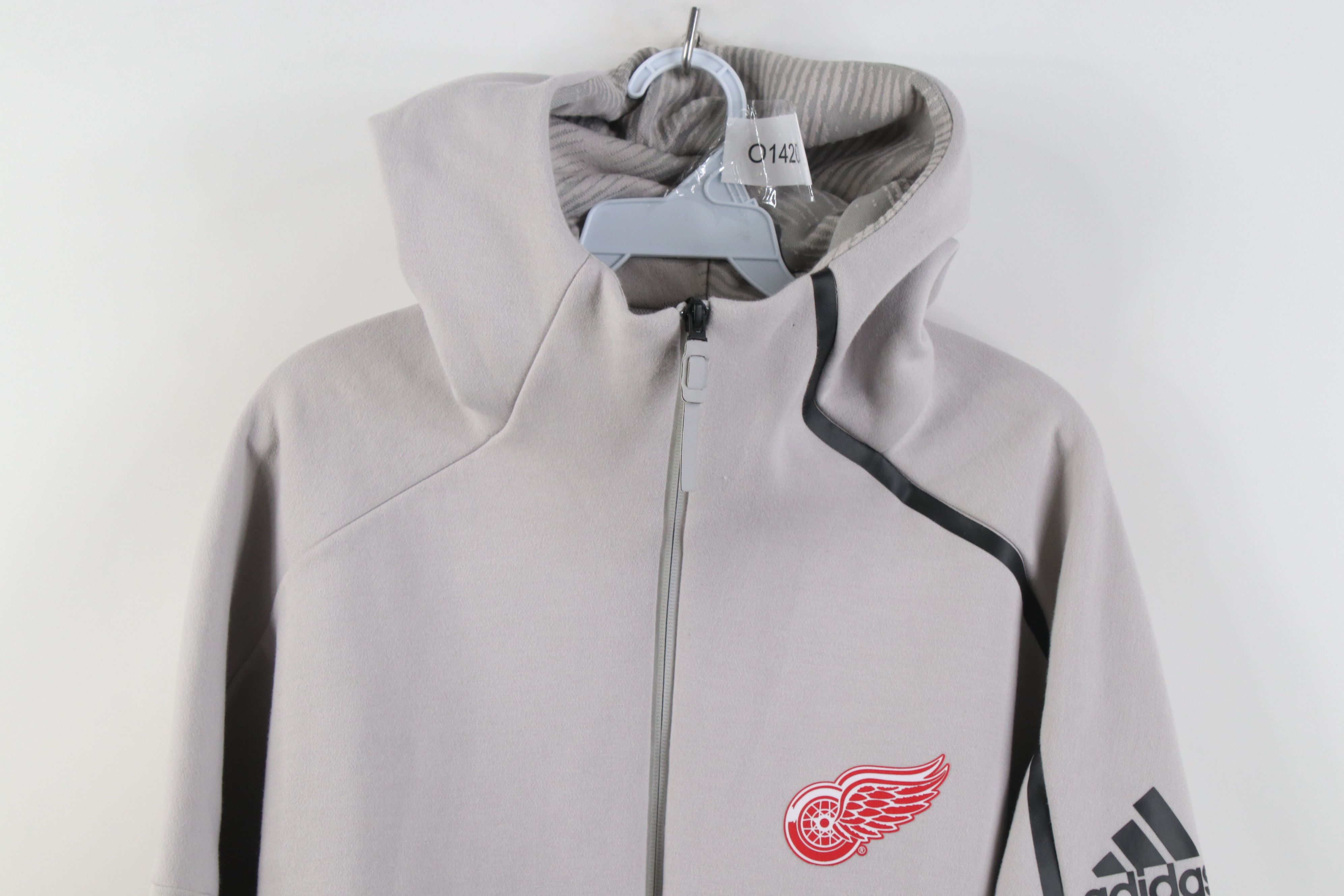 Adidas Adidas Thick Detroit Red Wings Hockey Zne Pulse Zip Hoodie Size US L / EU 52-54 / 3 - 2 Thumbnail