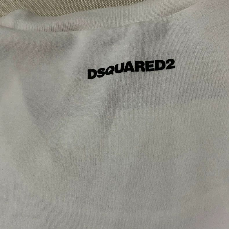 Dsquared2 DSquared2 White Graphic Short Sleeve T-Shirt-yf Size US M / EU 48-50 / 2 - 1 Thumbnail