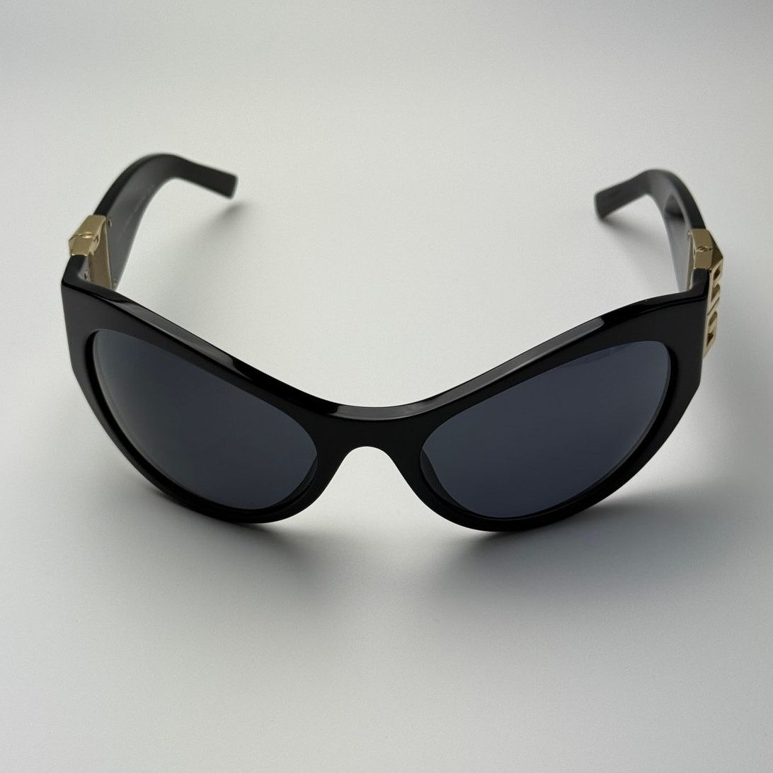 Givenchy BRAND NEW Givenchy GV40073I 01A Shiny Black/Gold/Grey Unisex Size ONE SIZE - 4 Thumbnail