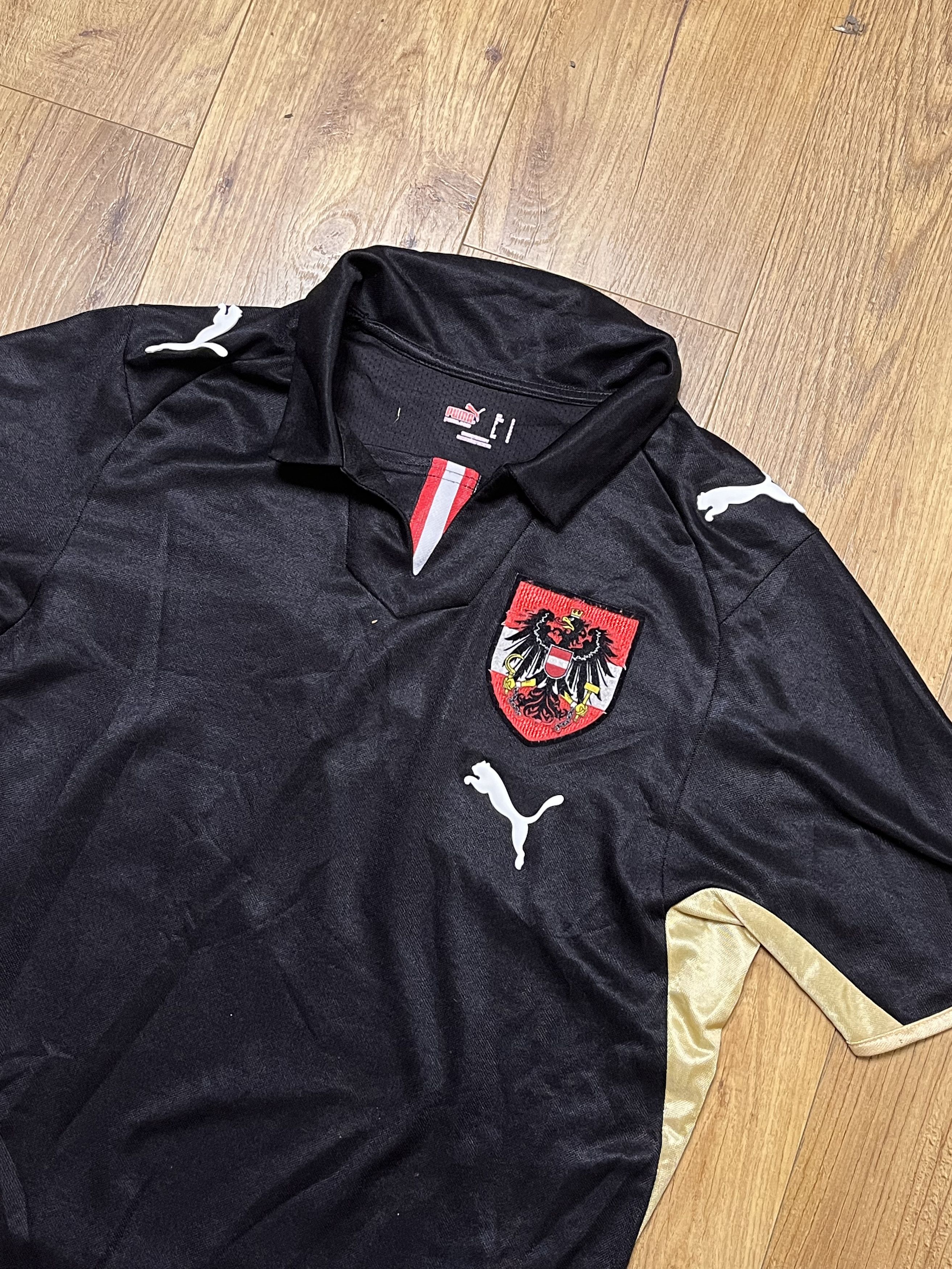 Puma × Vintage 2008-09 Austria Team Away Football Shirt Jersey Vintage Size US S / EU 44-46 / 1 - 3 Thumbnail
