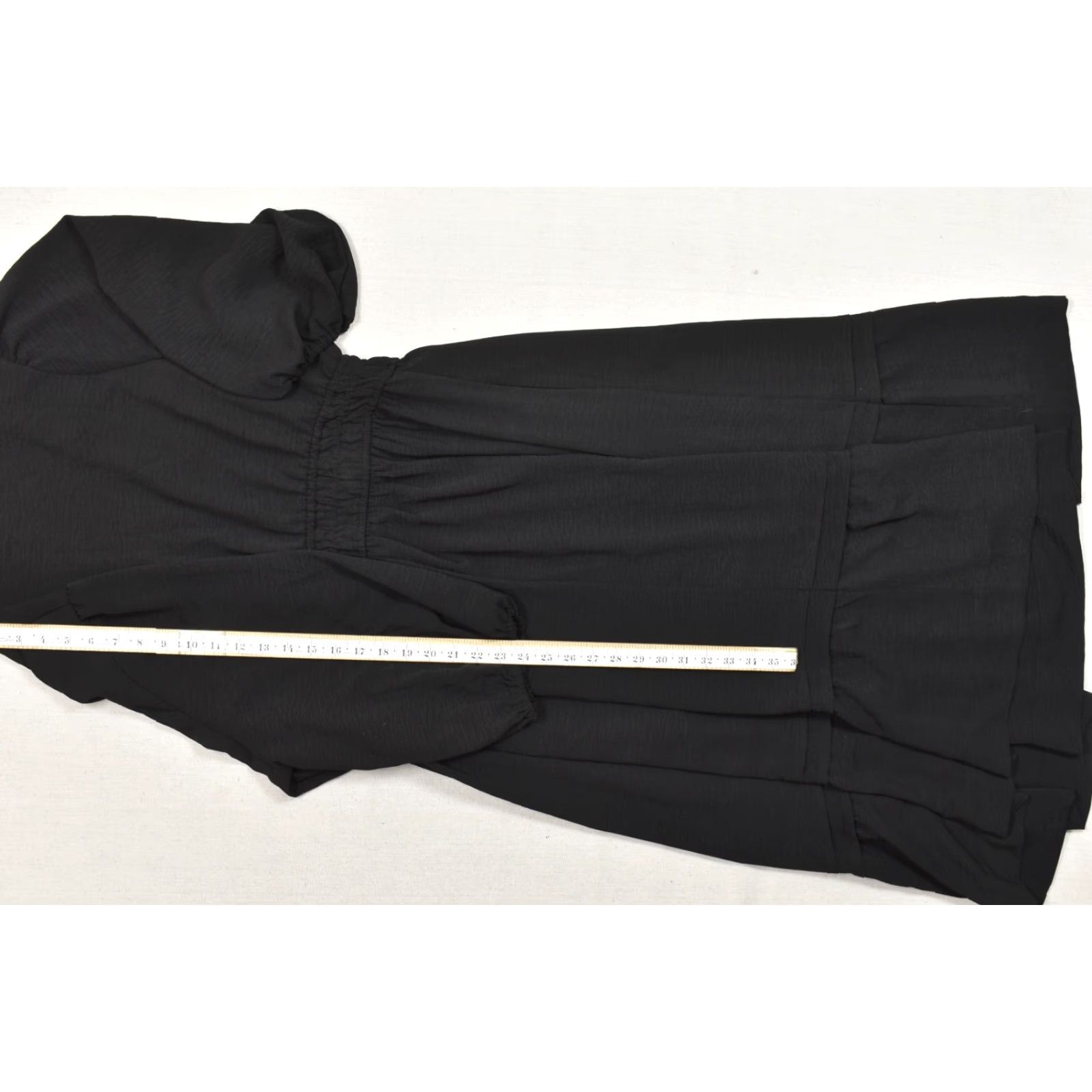 Torrid Torrid Shirt Dress Black 2X Plus Size Midi Short Sleeve V-Neck Pullover Casual Women Size XXL / US 16-18 / IT 52-54 - 3 Thumbnail