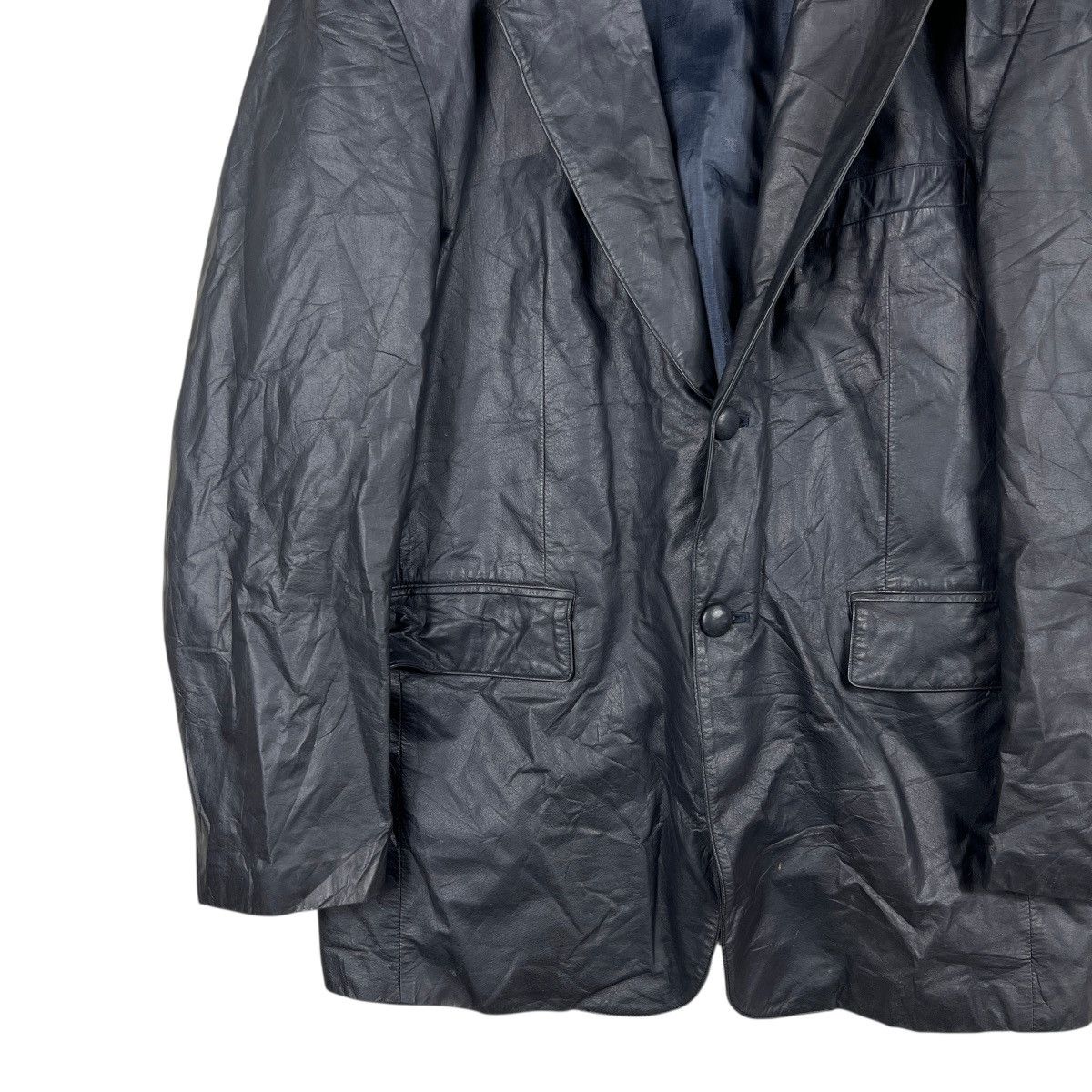 Jean Charles De Castelbajac Vintage Castlebajac Blazer Leather Jacket Size US XL / EU 56 / 4 - 5 Thumbnail