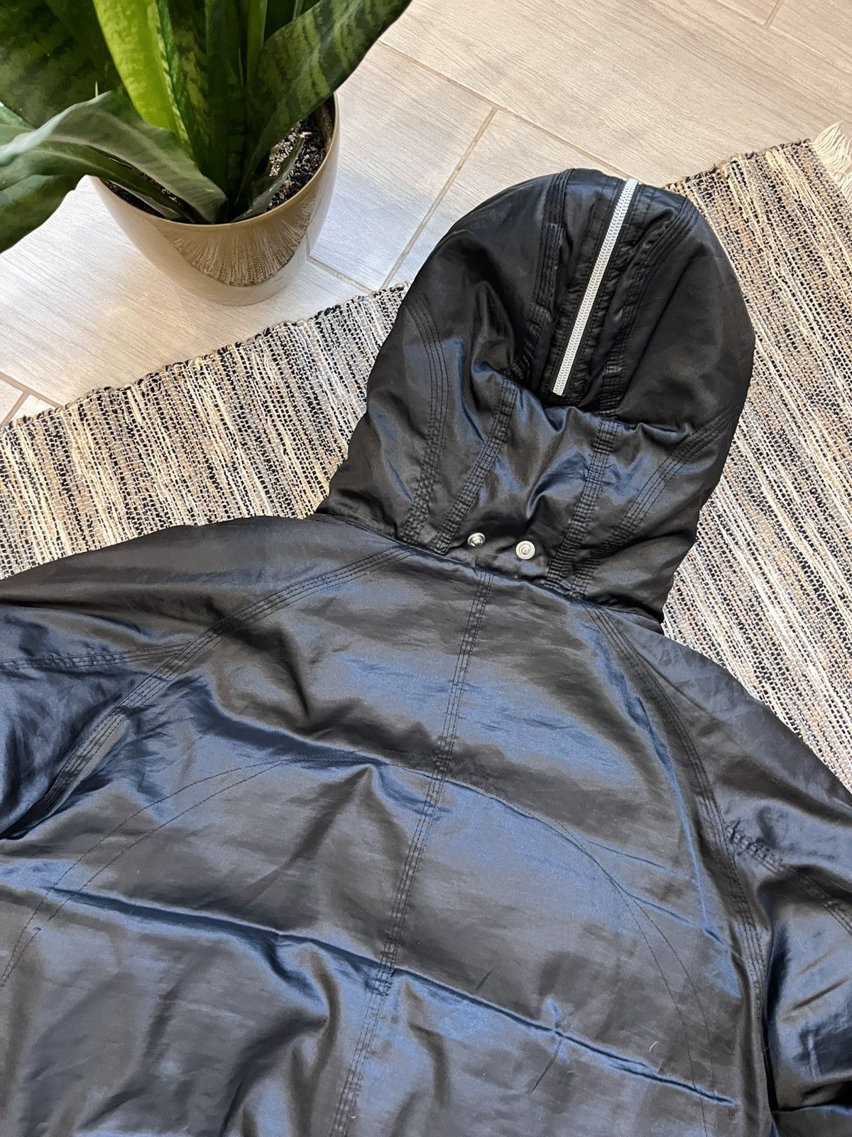 Nike × Vintage Rare Vintage Nike down jacket bomber black opium Alaska Size XL / US 12-14 / IT 48-50 - 14 Thumbnail