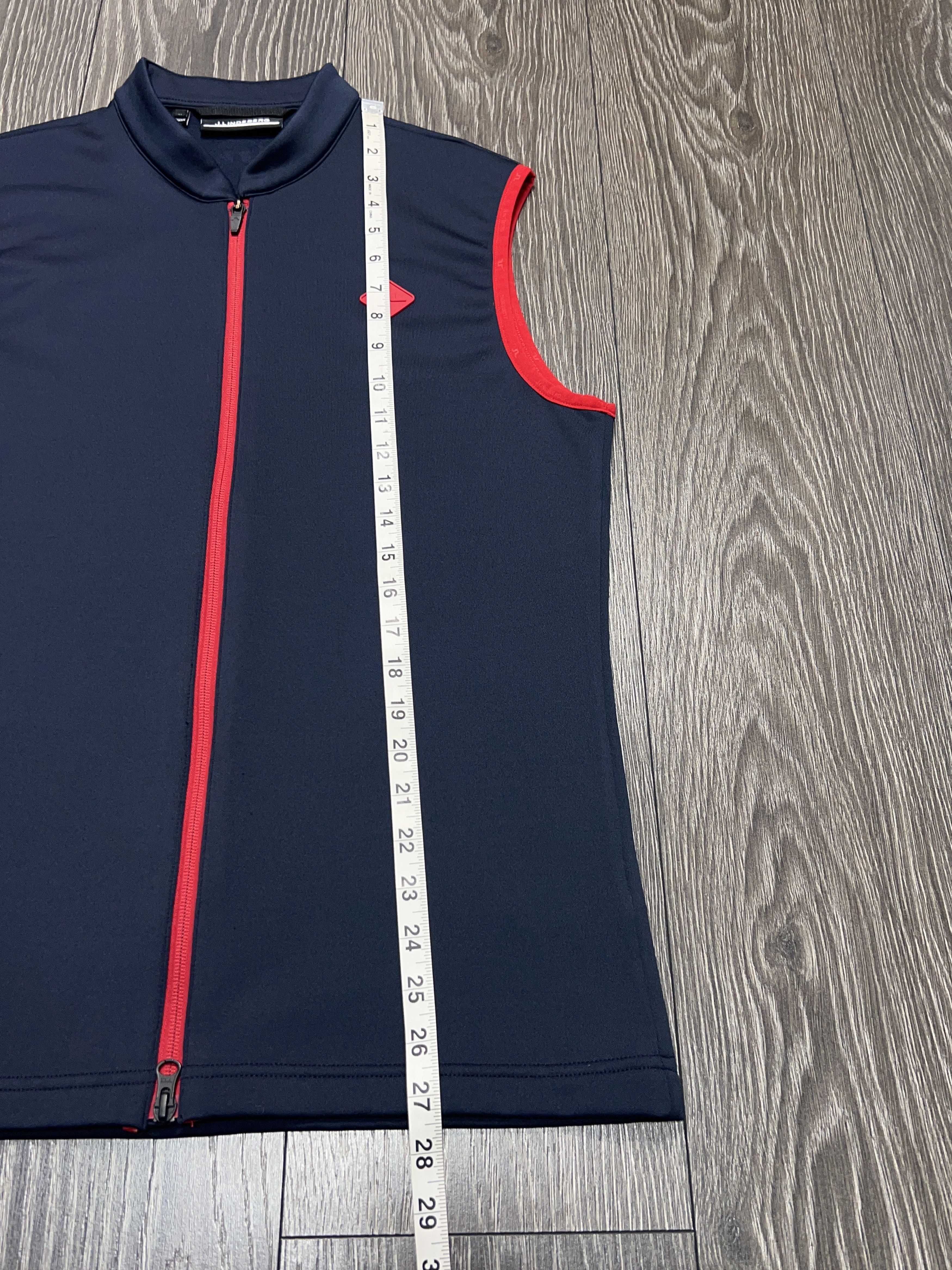 J.Lindeberg Mens Neso Mid Layer Golf Vest Gilet Zip Waistcoat Polyester Size US M / EU 48-50 / 2 - 7 Thumbnail