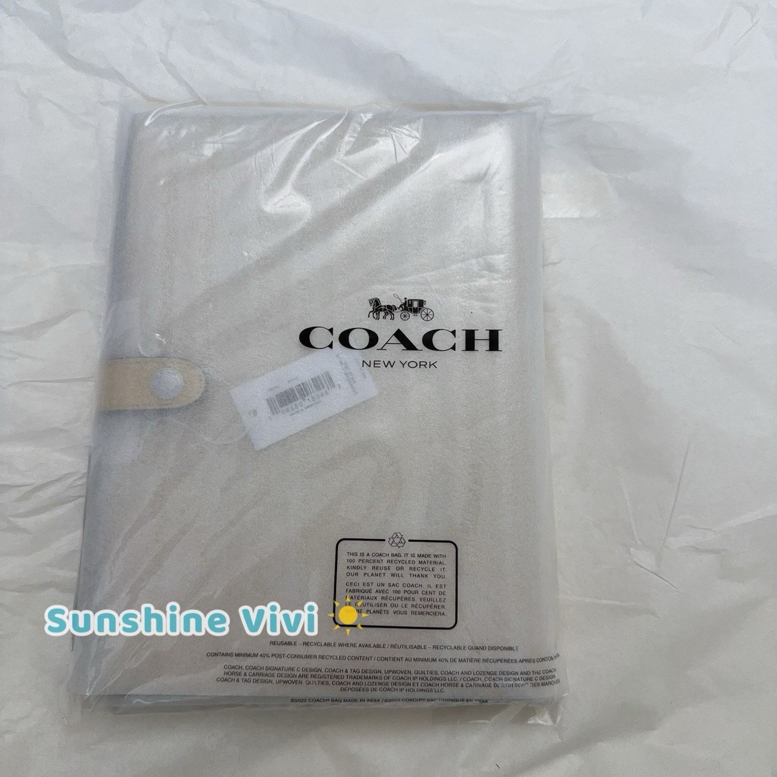 Coach NWT Coach Notebook Floral CDY00 leather/Silver/Washed Yellow Size ONE SIZE - 3 Thumbnail