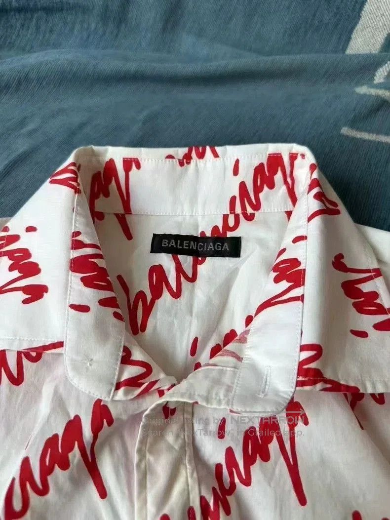 Balenciaga Balenciaga Graffiti Print Shirt. Size US XS / EU 42 / 0 - 3 Thumbnail
