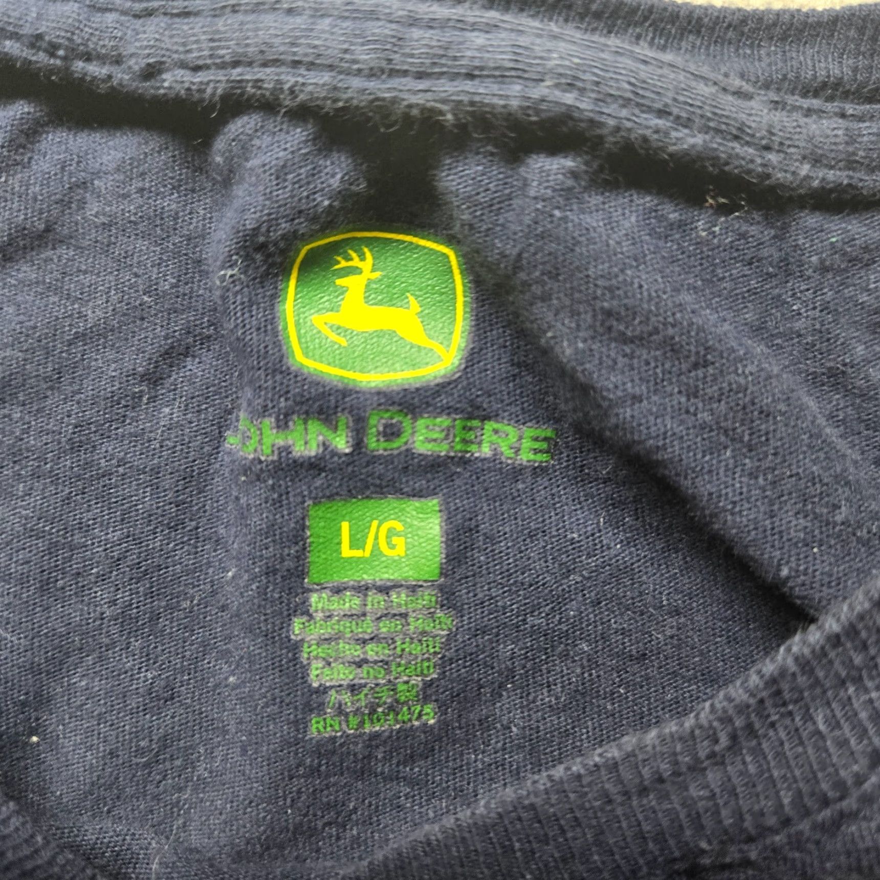 John Deere John Deere Tee Shirt Floral Blue L Women Short Sleeve T-Shirt Farm Shirt Womens Large Size L / US 10 / IT 46 - 3 Thumbnail