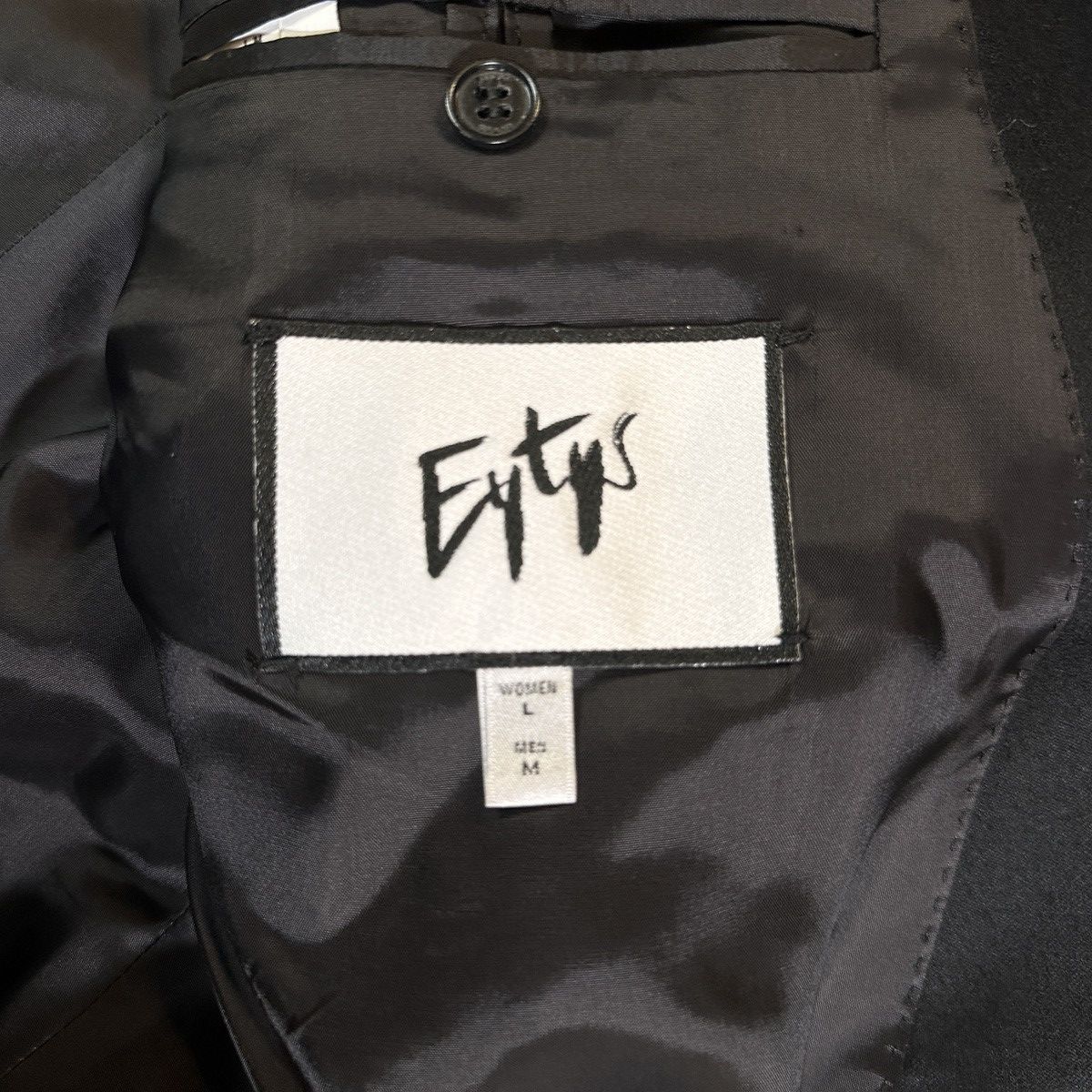 Eytys Eytys Blazer Black 2021 A/W Unisex Size 50R - 7 Thumbnail