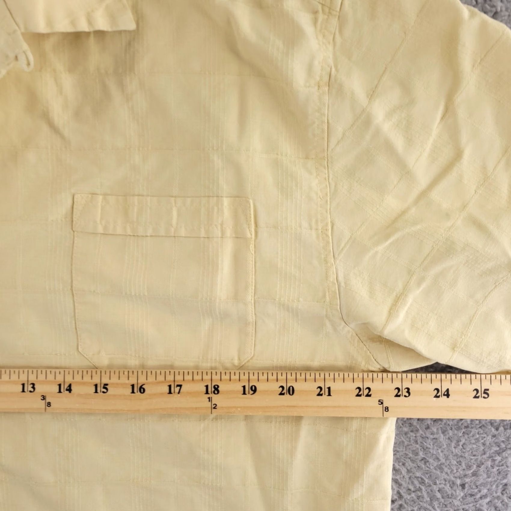 Vintage Jamaica Jaxx Shirt Mens Large Yellow 100% Silk Short Sleeve Button Up Hawaiian Solid Regular Collared Button-Up Size US L / EU 52-54 / 3 - 7 Thumbnail