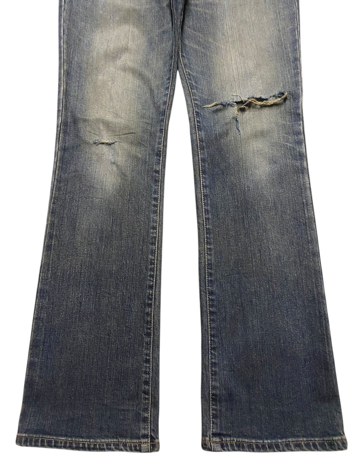 KOZABURO × Wrangler Wrangler 1970 Mud Wash Distressed Straight Jeans Size US 33 - 5 Thumbnail