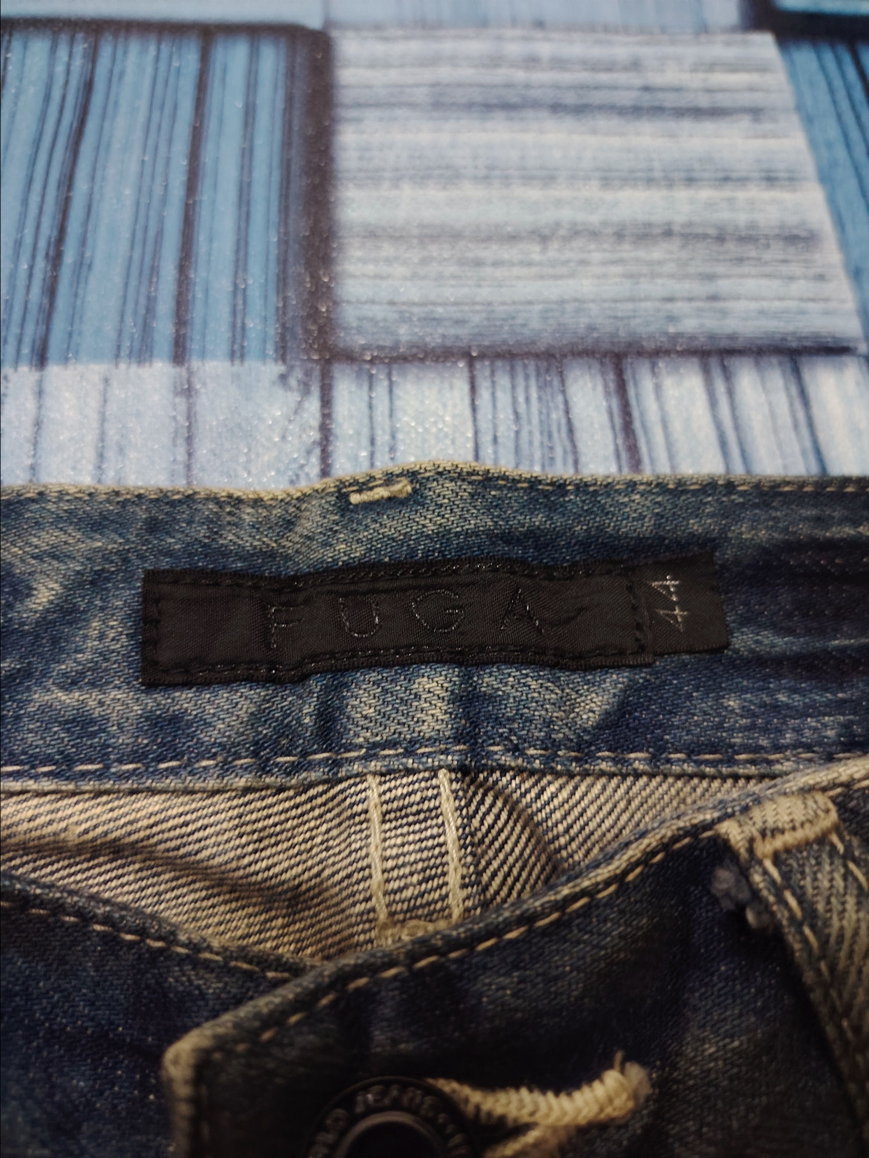 GOSTAR DE FUGA 💥Insane💥Rare💥Fuga Distressed Flared Jeans inspired I6W9 Size US 30 / EU 46 - 5 Thumbnail