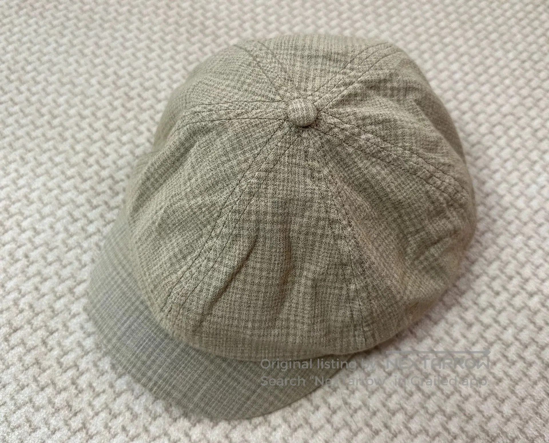 RRL Ralph Lauren RRL 2012 Gray Check Newsboy Cap. Size ONE SIZE - 1 Thumbnail