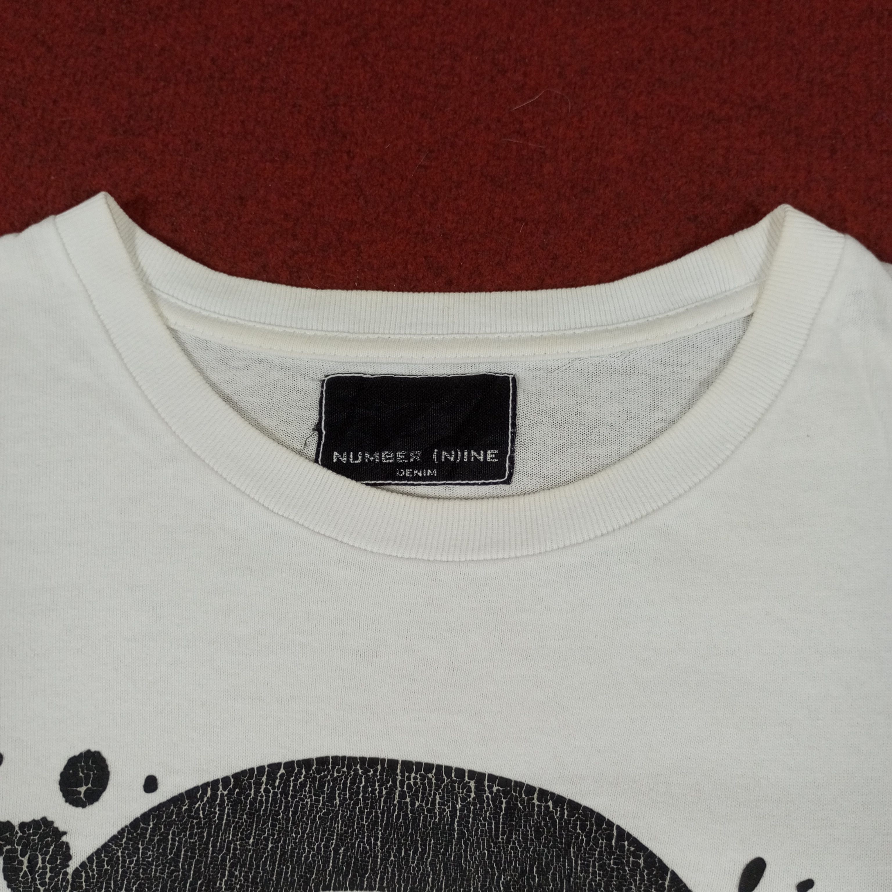 Japanese Brand × Number (N)ine × Vintage Number Nine Japanese Brand Burger Style Design Tshirt Size US L / EU 52-54 / 3 - 6 Thumbnail