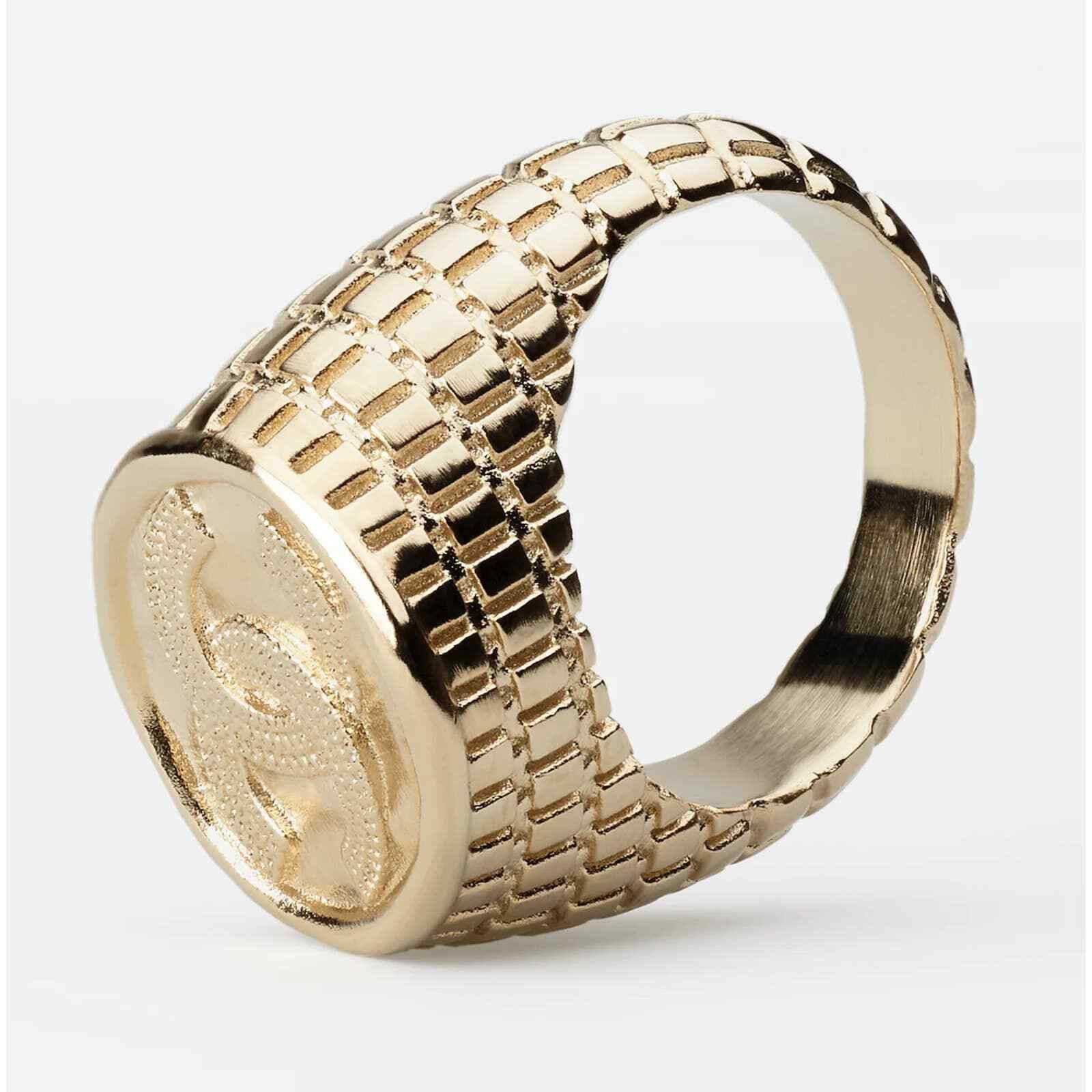 Chanel Chanel 22P Gold Circle Interlocking Fashion Finger Ring 54 7 Size ONE SIZE - 5 Thumbnail