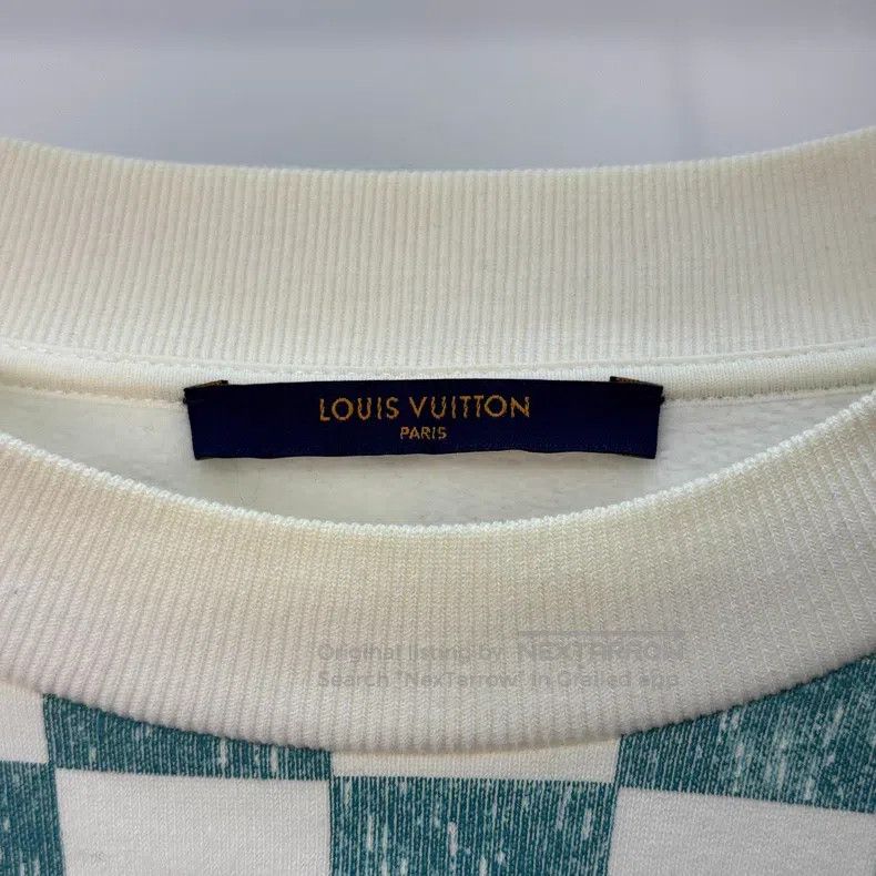 Louis Vuitton Louis Vuitton Checker Logo Casual Sweatshirt Size US XXL / EU 58 / 5 - 5 Thumbnail